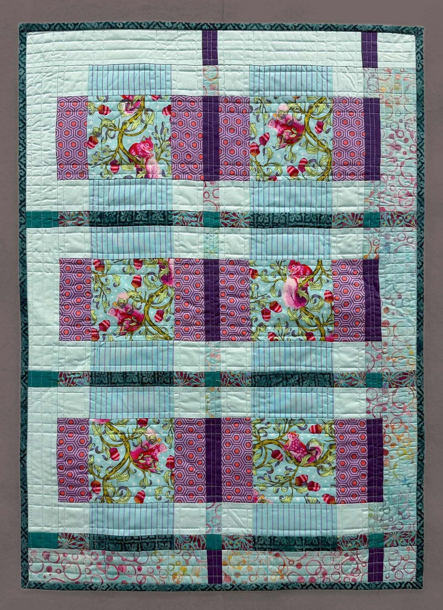 "Plaid Square" - 19" x 26"