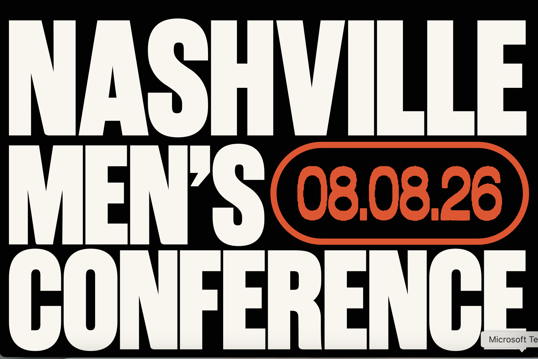 Nashville Men's Conference