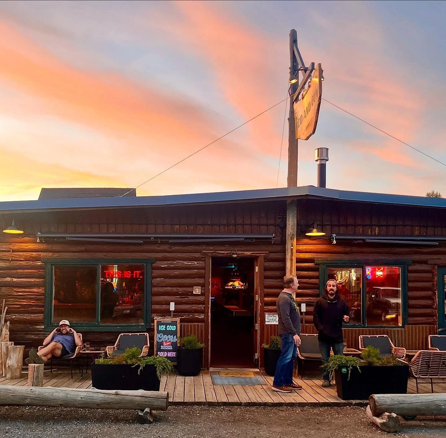 Cold Beer. Ombr&eacute; Skies. This Is It.