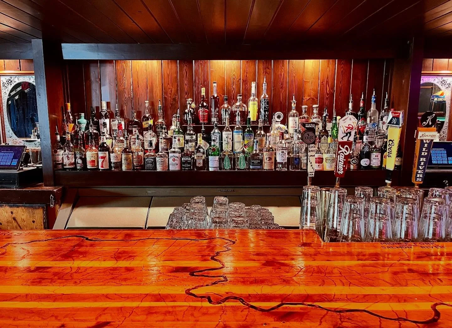 Ugly Cabin. Pretty Bar.