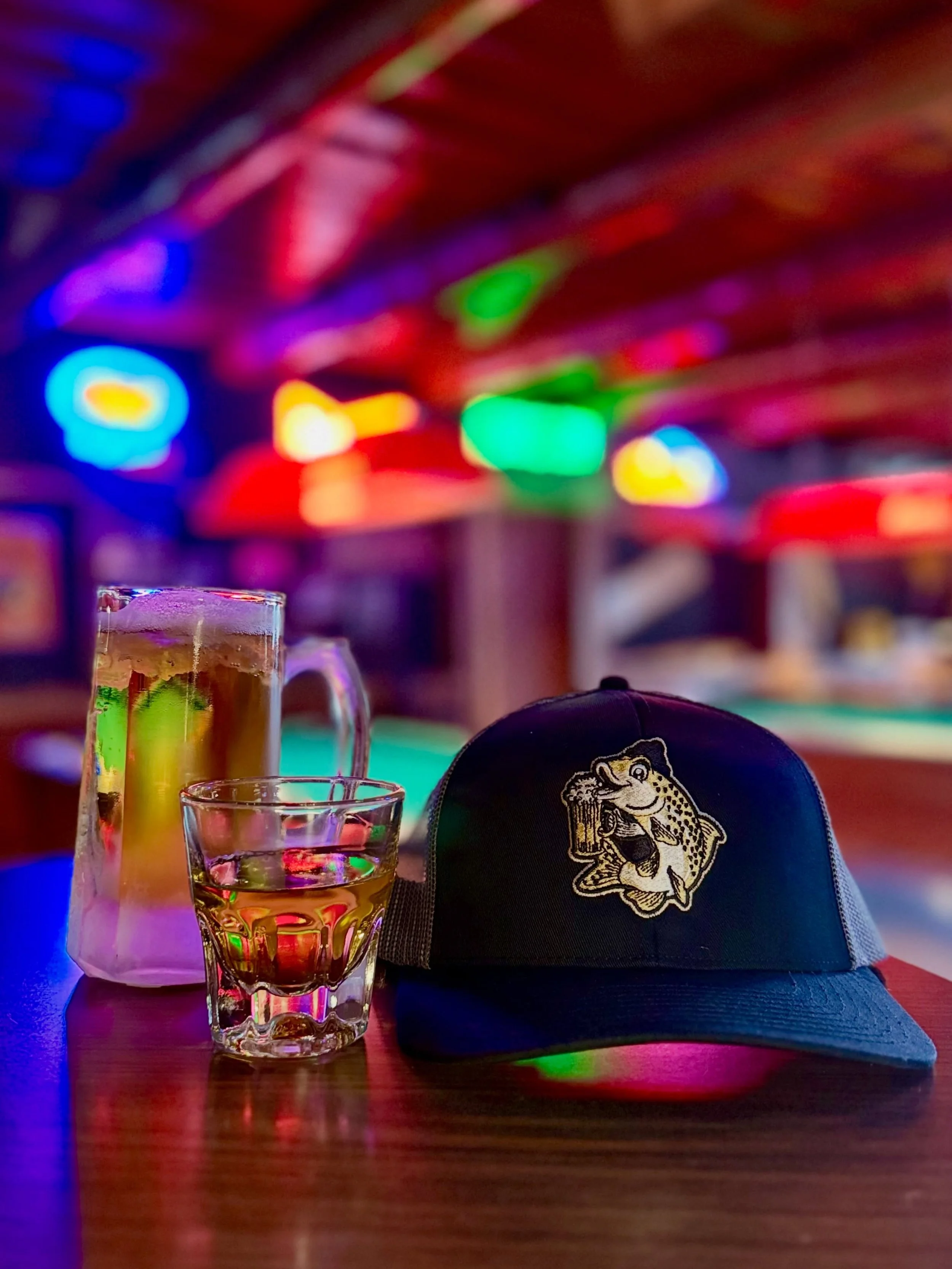 The Dirtbag: a Frosty Rainier and your choice of Lunazul Tequila or Benchmark Bourbon for $8. From day one, we designed our drink menu for the river guides, mountain guides, and service industry&mdash;the folks that make this town so special&mdash;an