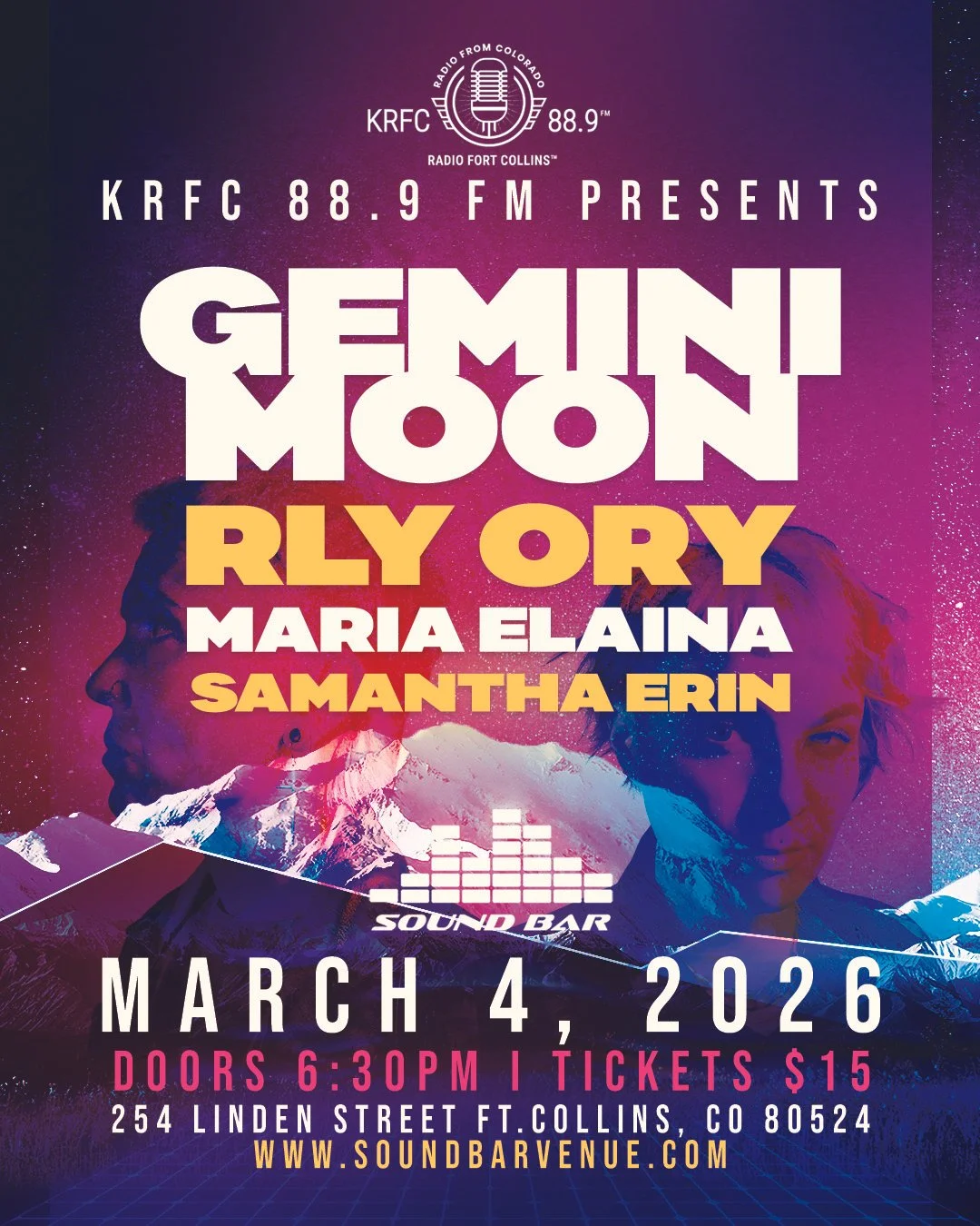 Gemini Moon, RLY ORY, Maria Elaine and Samantha Erin