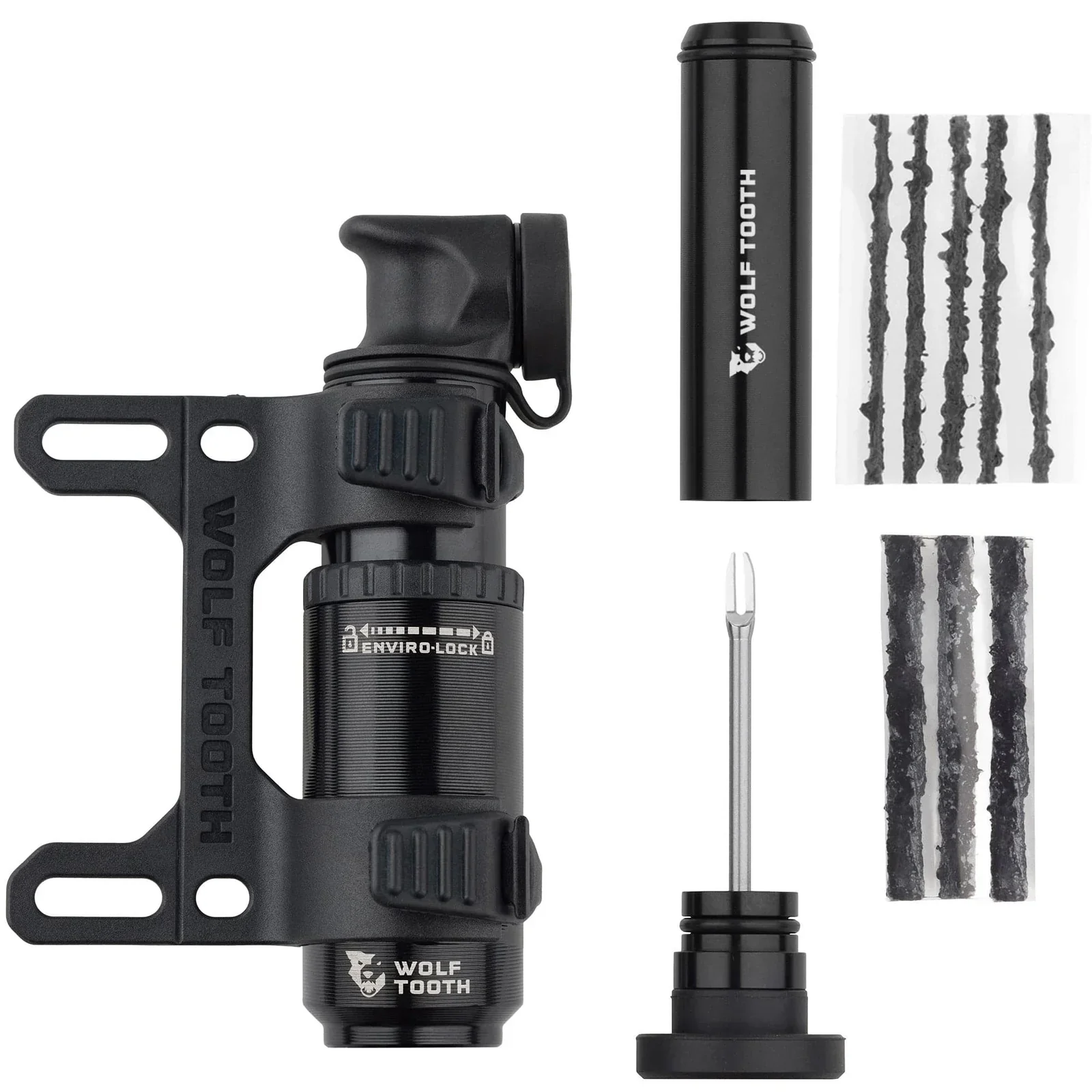 Wolftooth Encase Pump 30CC with Tubeless Tire Plug Tool
