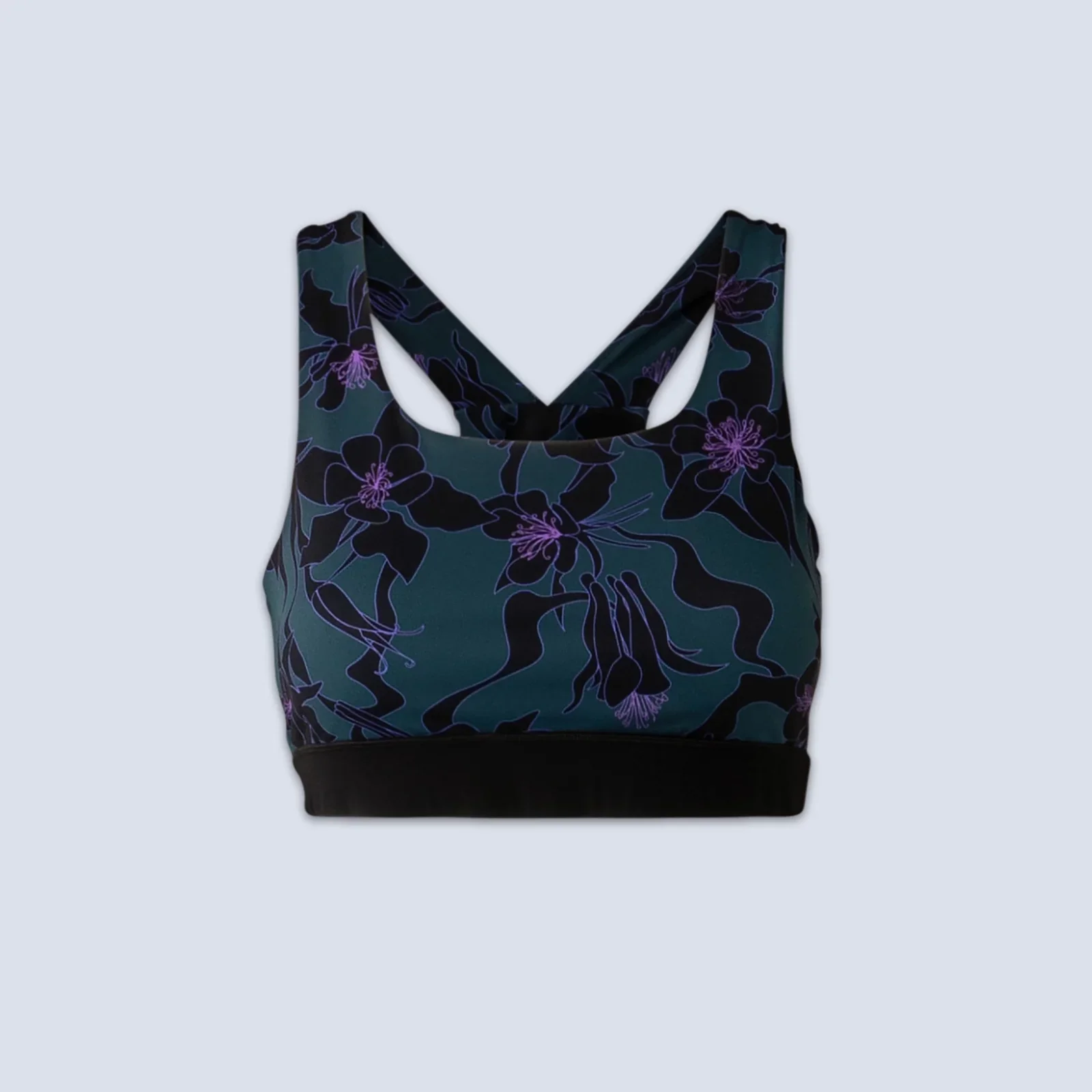 Wild Rye Lucille Sports Bra Spruce Aquila Bloom