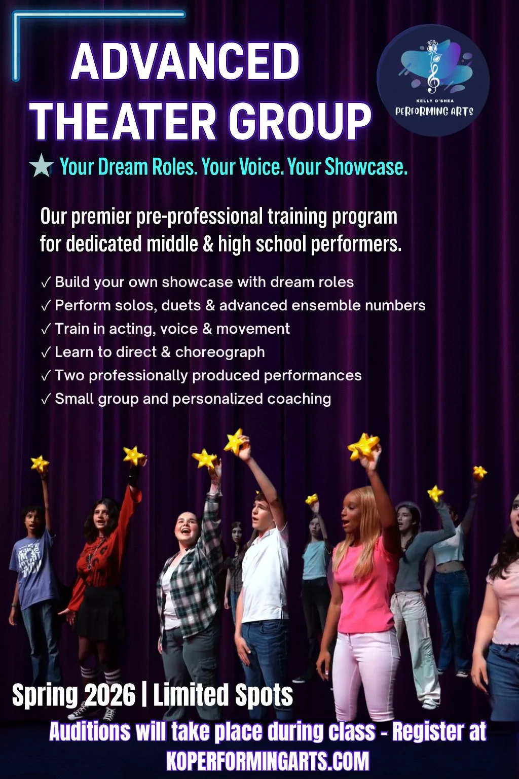 Announcing Our Spring 2026 Advanced Theater Group