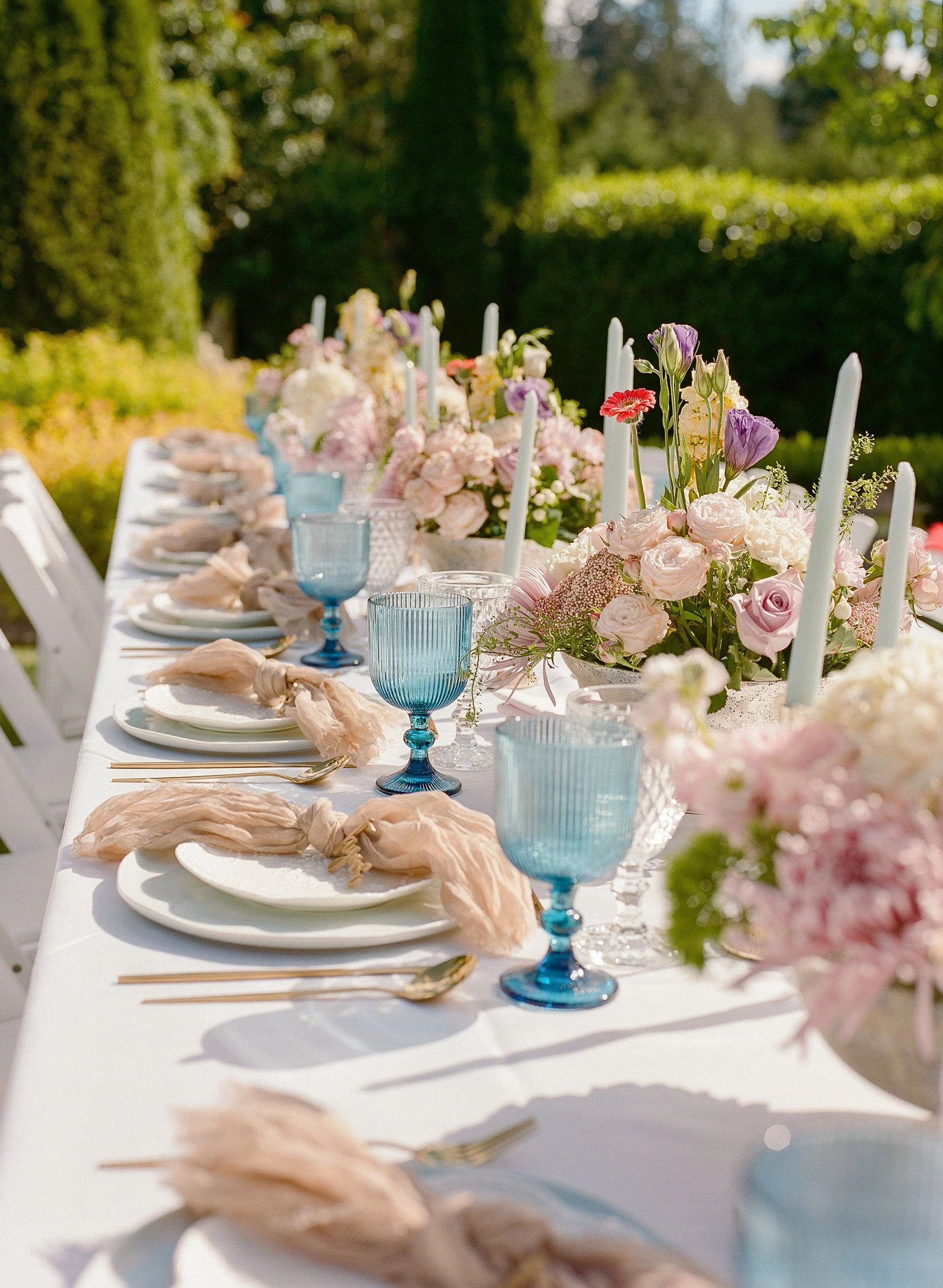Luxury Garden Engagement Dinner in Woodinville, WA