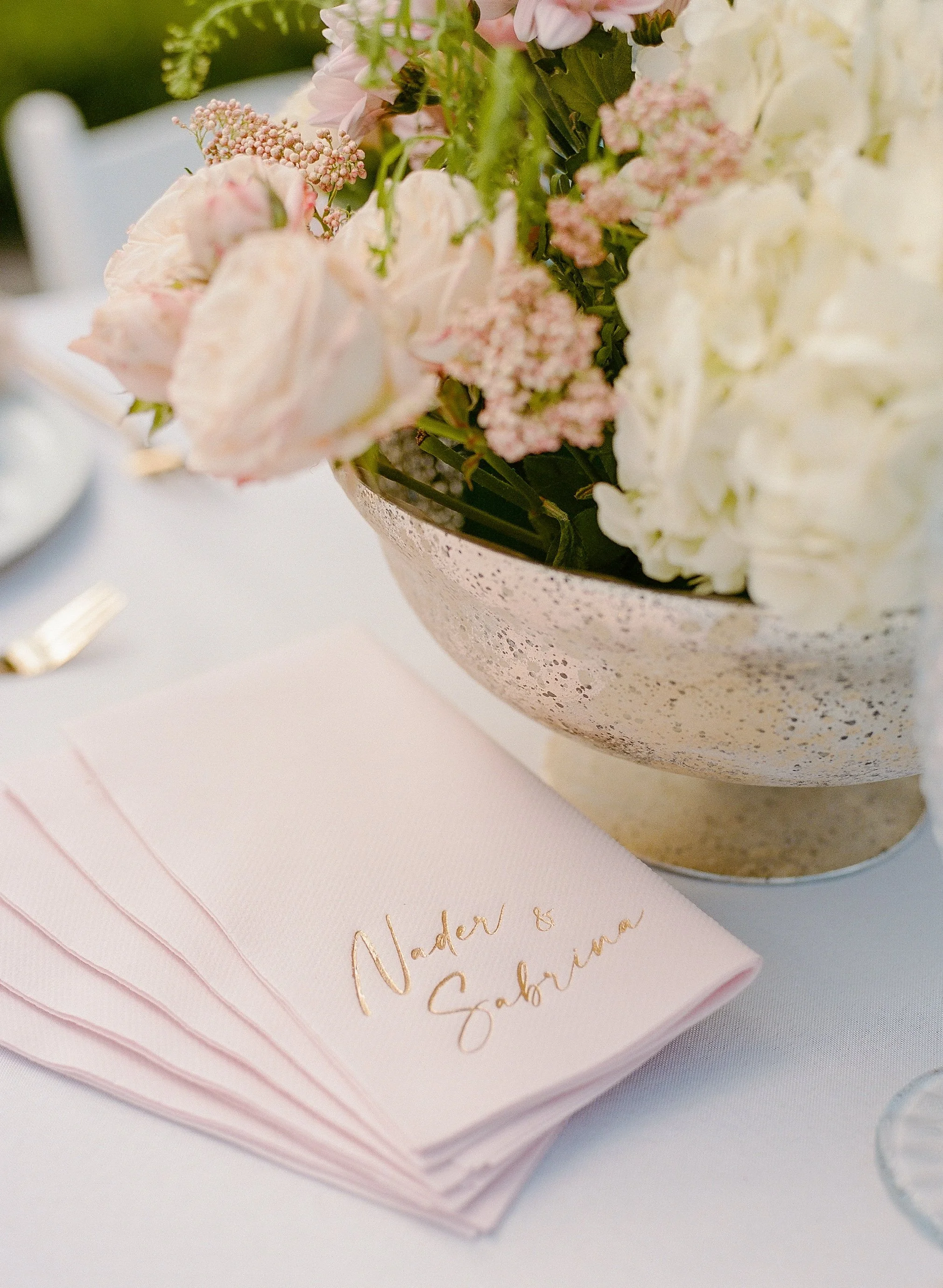 Customized Napkins for Engagement Party