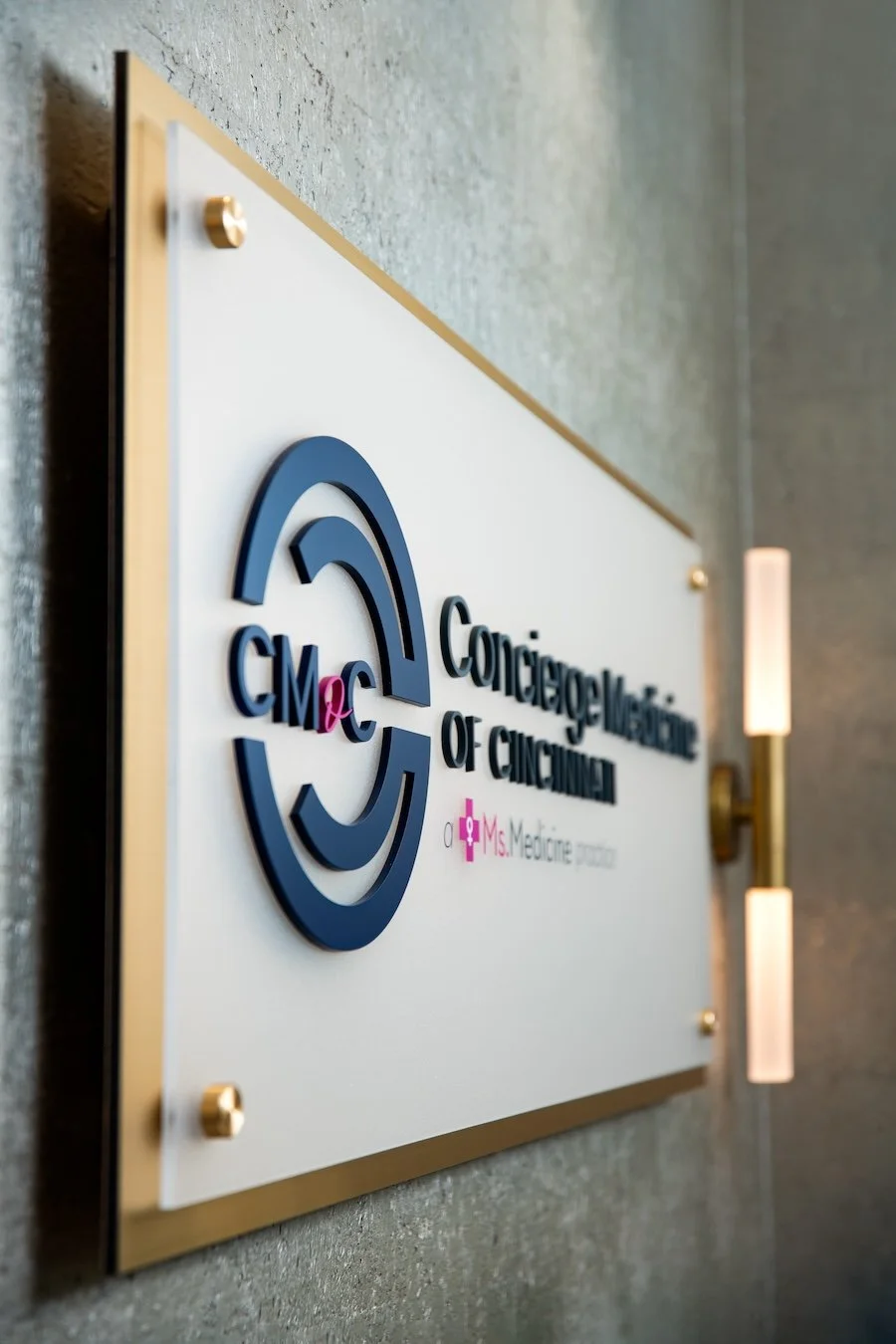Clean, professional medical spa treatment room with neutral tones at Concierge Medicine of Cincinnati in Cincinnati