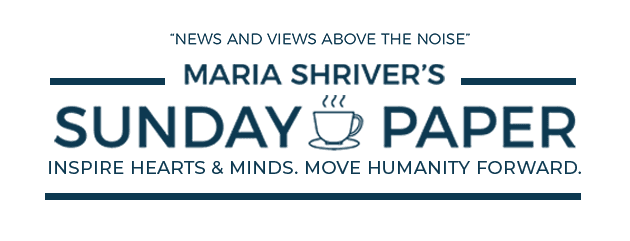 Maria Shriver's Sunday Paper - as seen in