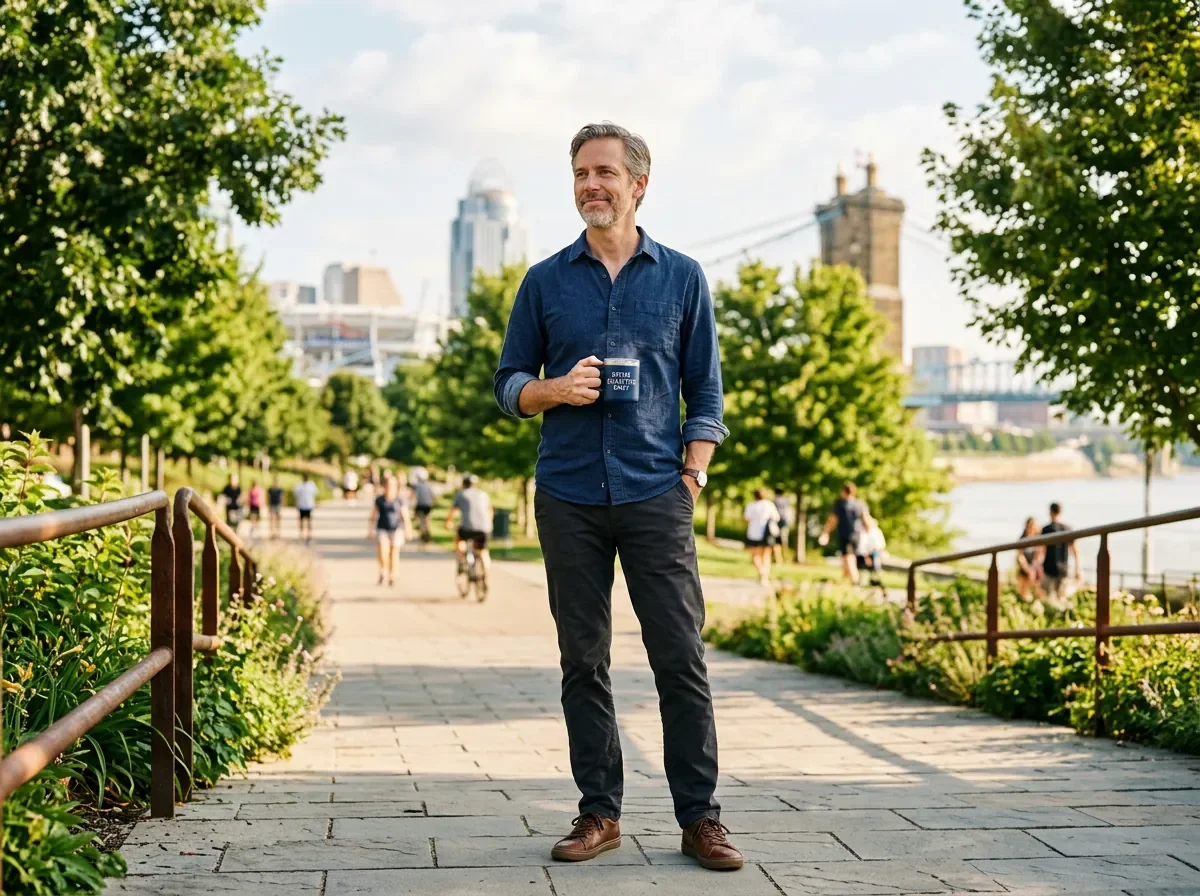 Man in midlife considering preventive health care — Concierge Medicine of Cincinnati serves men across the Cincinnati area
