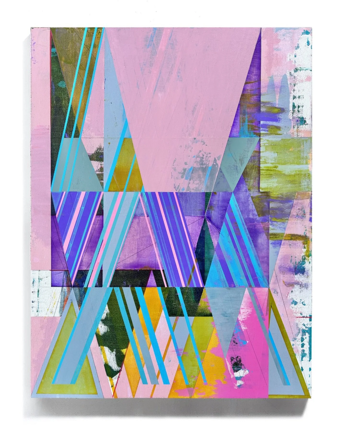 PINK BERRY PUNCH, Acrylic on Canvas, 24"x18", 2025