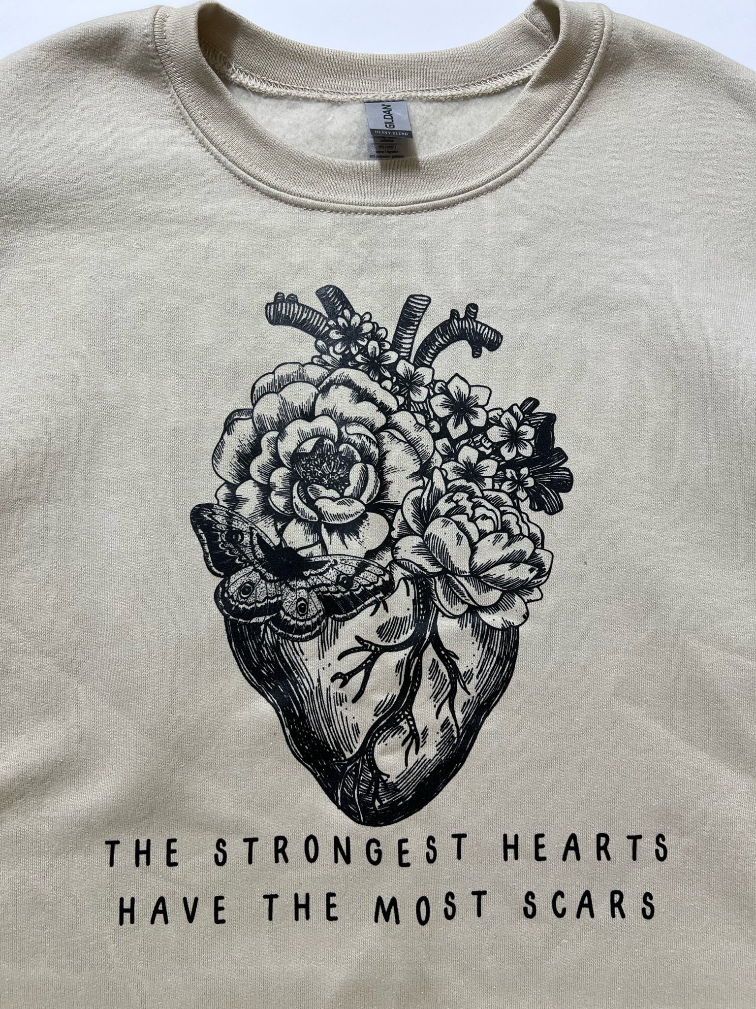 heart crewneck