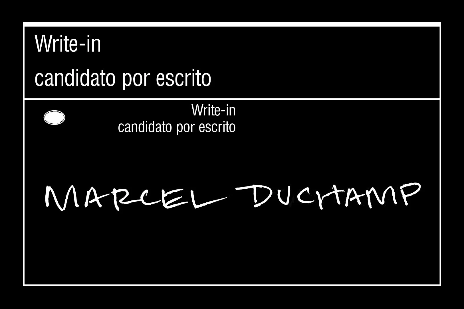 I CAN’T VOTE TODAY