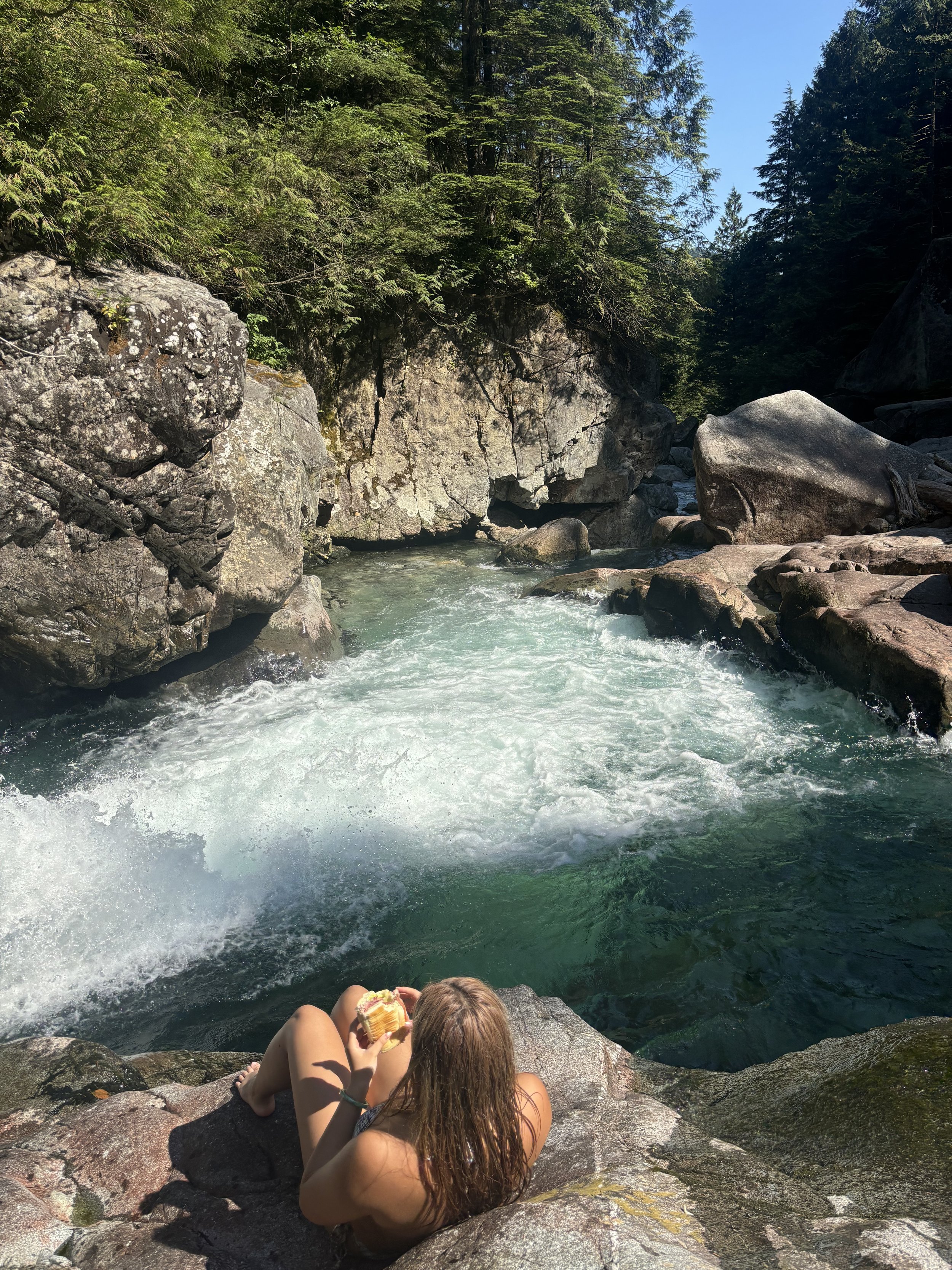 This Full-Day Paddle Leads to Emerald Pools, a Waterfall, and One of the Most Scenic Routes in BC