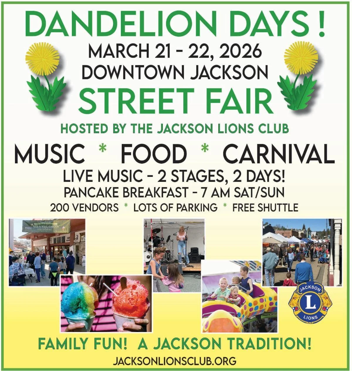 Booth at Dandelion Days