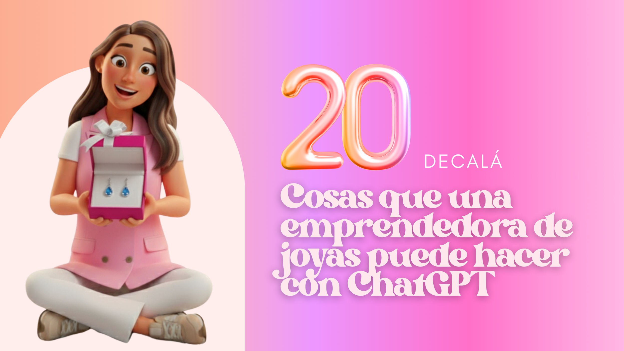 ✨ 20 cosas que una emprendedora de joyas 💎 puede hacer con ChatGPT (y no sabía que necesitaba)