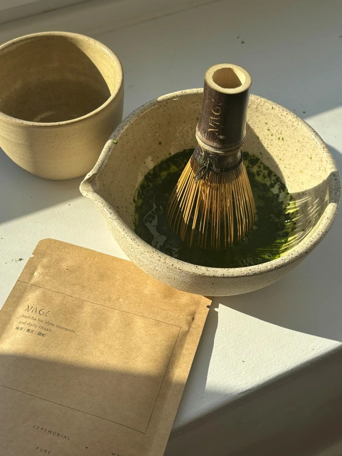 Nagi matcha brand identity