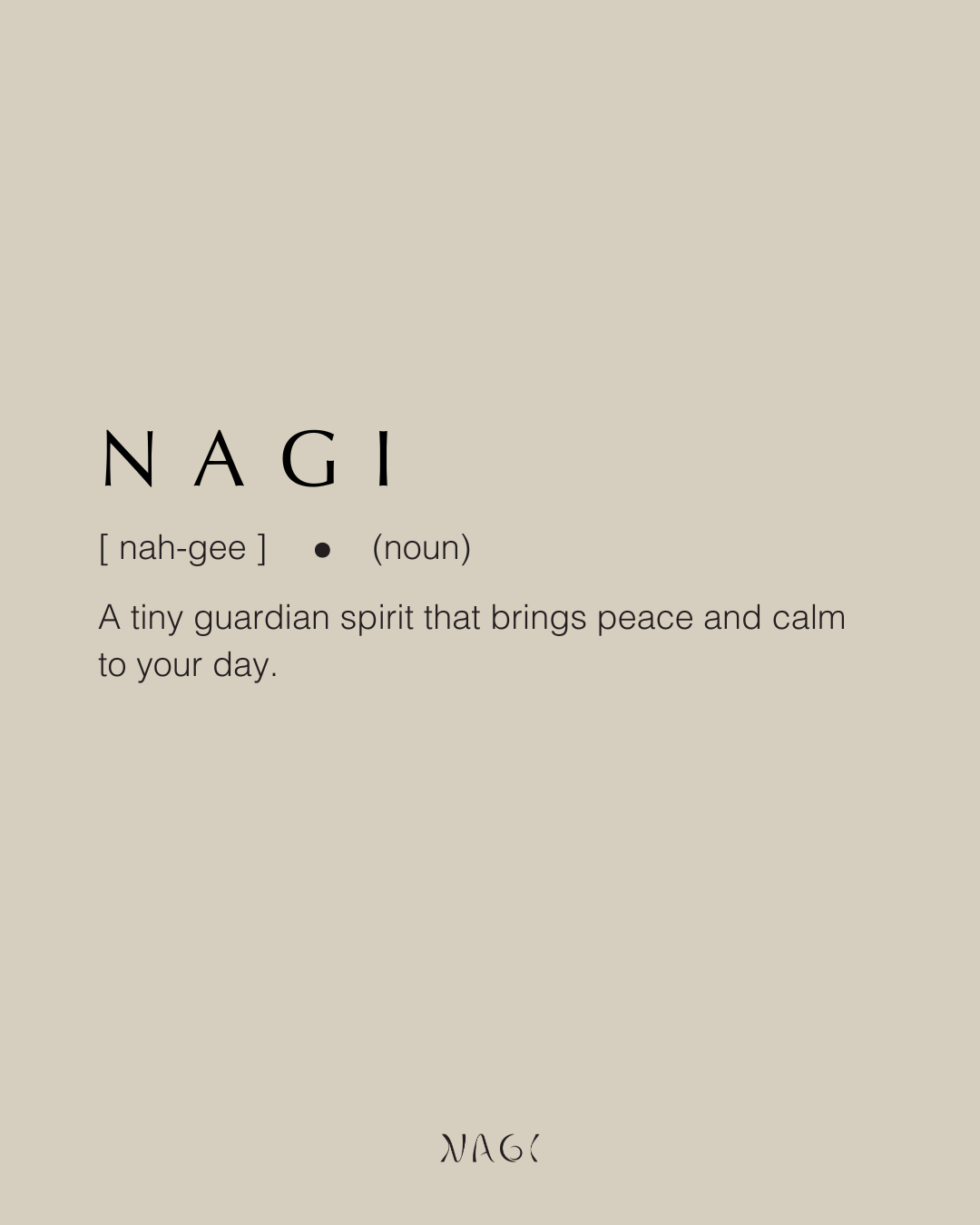 Nagi matcha brand identity