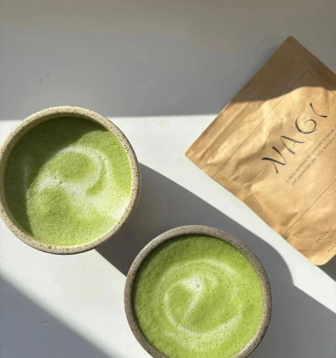 Nagi matcha brand identity