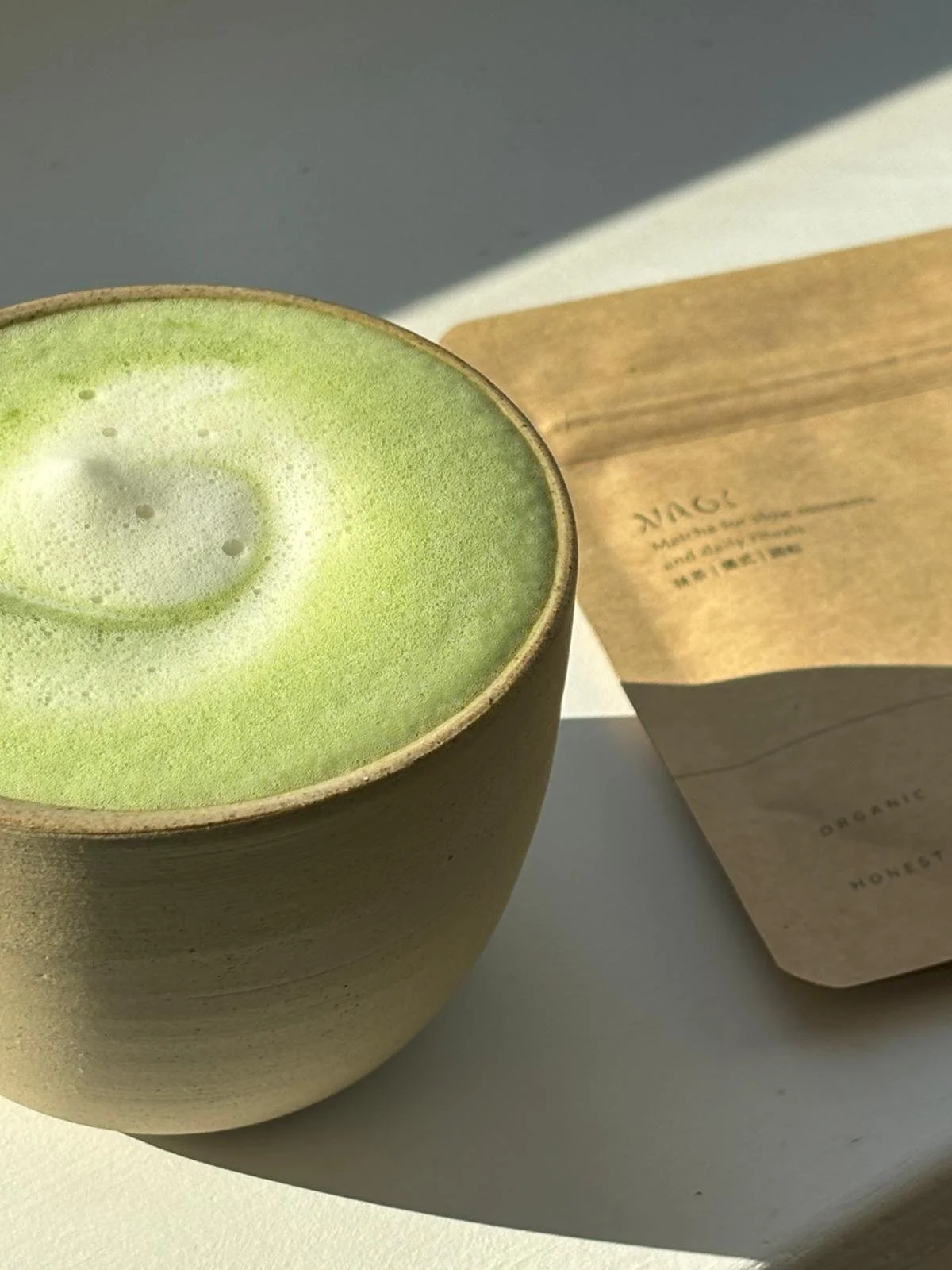 Nagi matcha brand identity