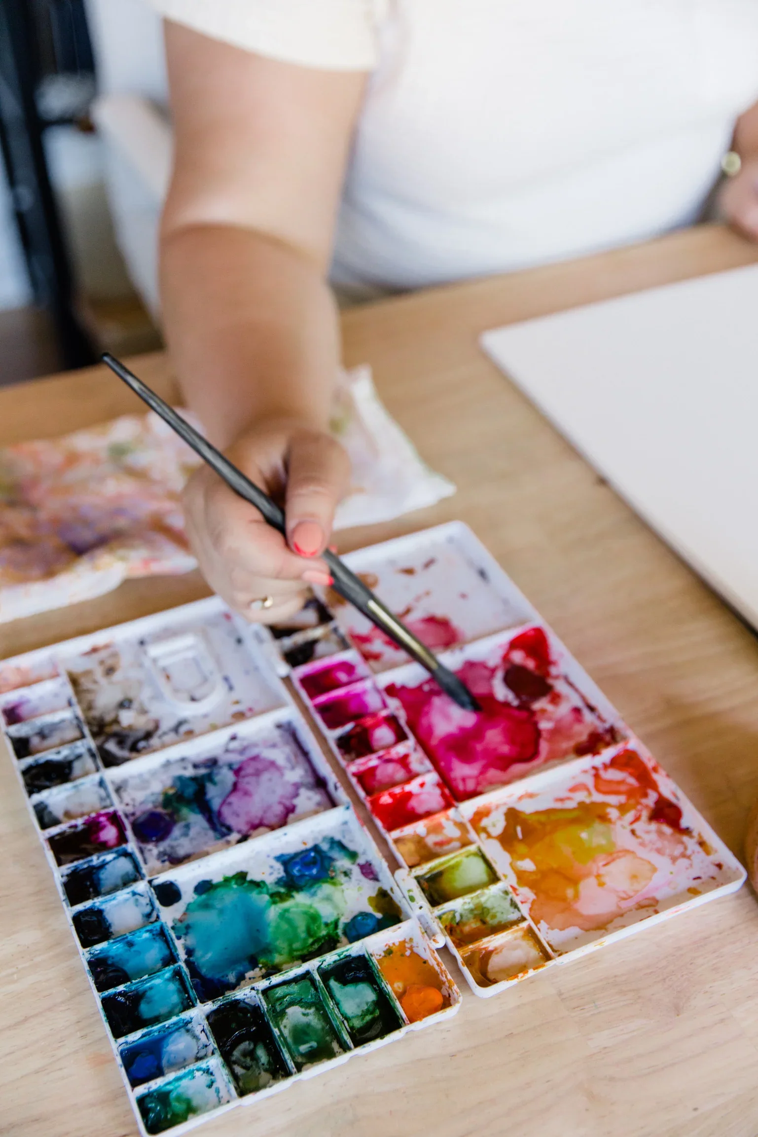 VF Library hosts Watercolor Class