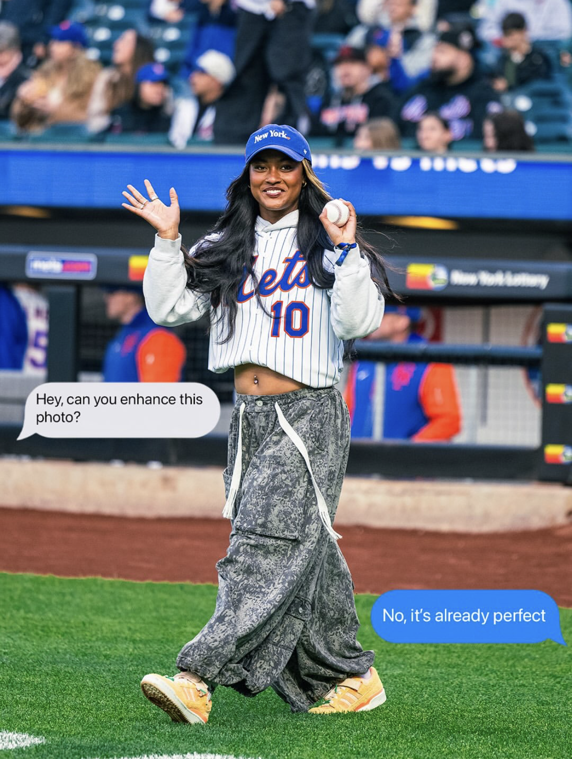 NY Mets Game First Pitch | Jaedyn Shaw