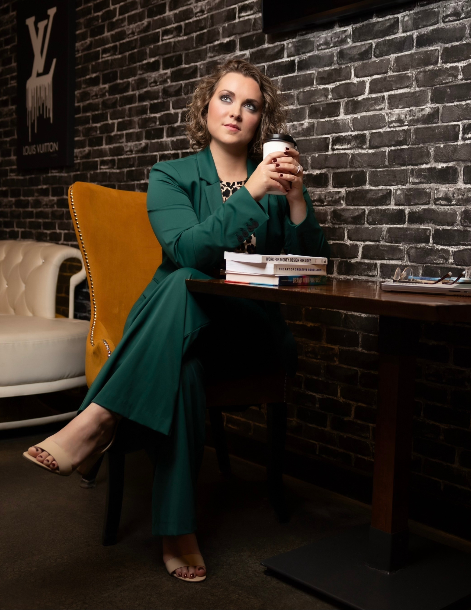 Kristen Bryant, founder and CEO of Purpose In, spoke on the importance of branding and how thoughtful design helps businesses stand out with clarity and purpose.