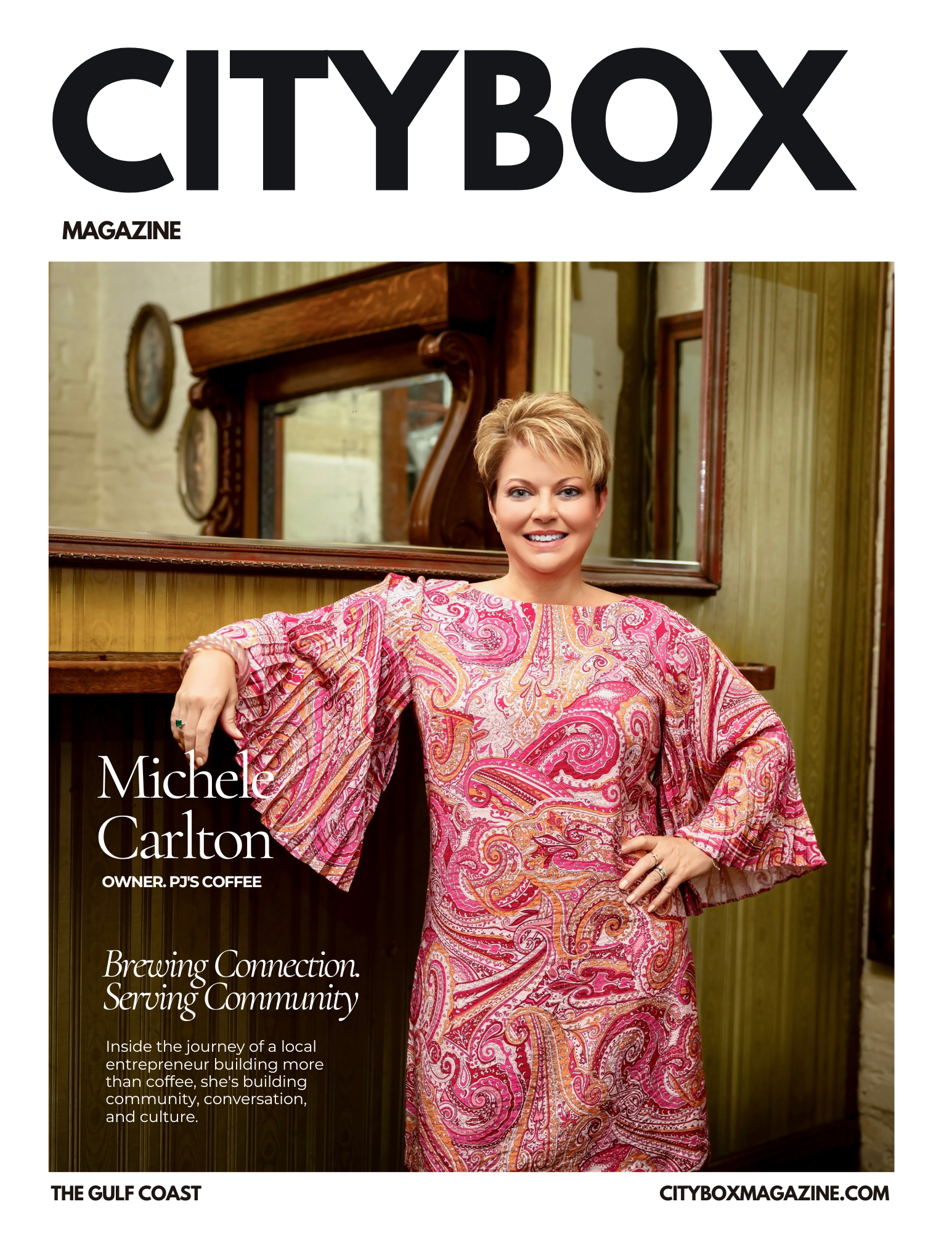 Michele Carlton. Owner. PJ'S Coffee.