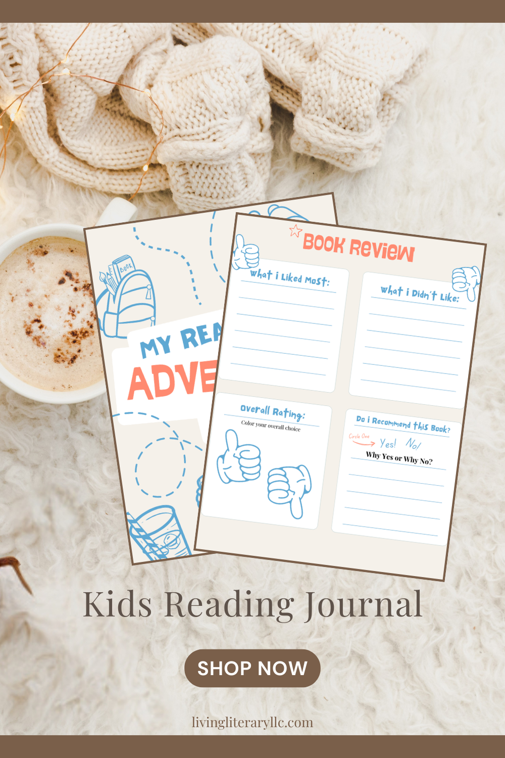 Kids Reading Adventure Journal: Fun & Interactive Reading Log for Ages 6–12