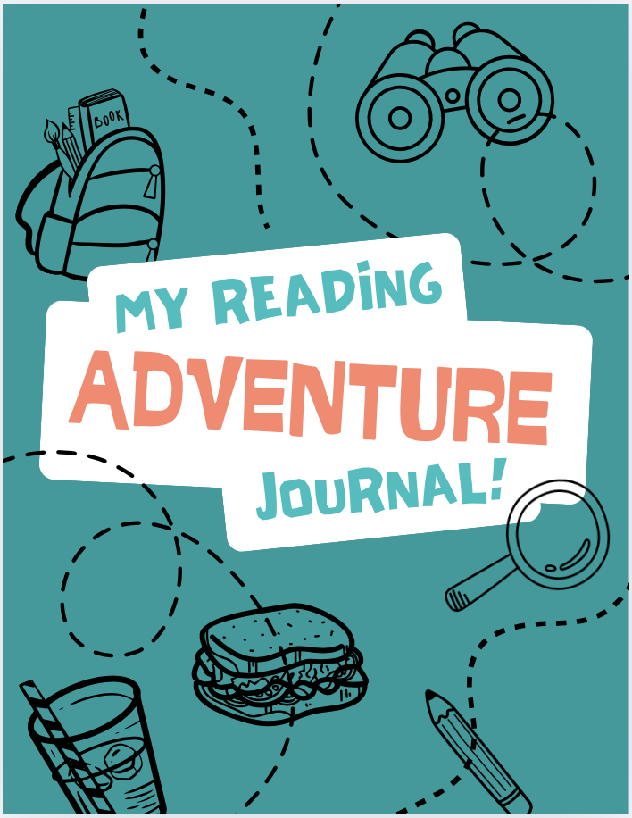 2025 Kids Reading Adventure Journal | Interactive Reading Log & Activity Planner (Printable PDF)