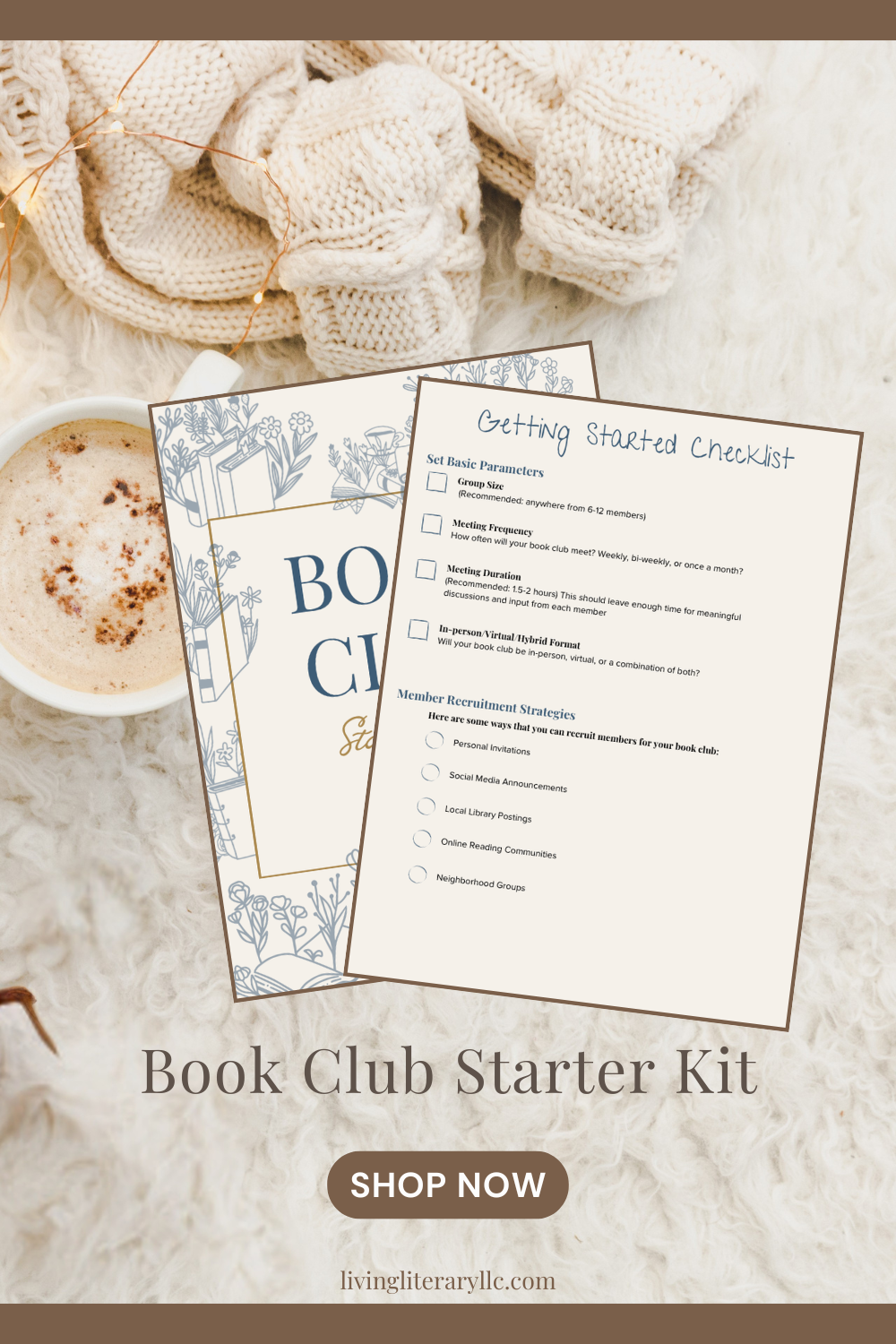 Book Club Starter Kit: Plan, Organize & Host Meaningful Book Club Meetings