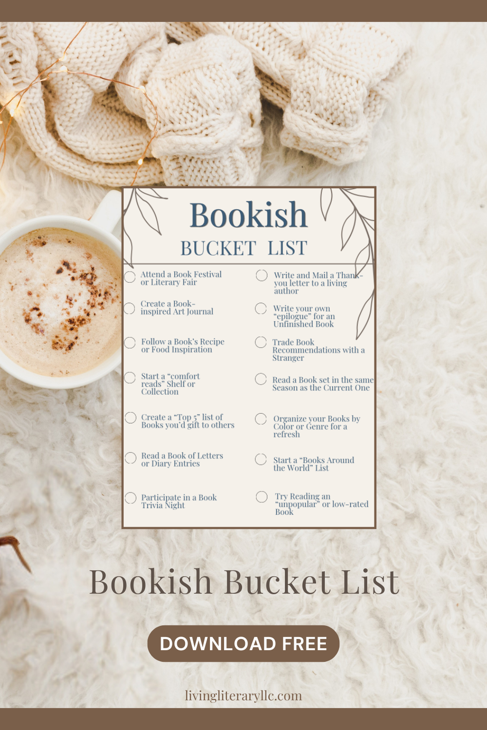 Bookish Bucket List: 20 Reading Adventures to Inspire Your Reading Life