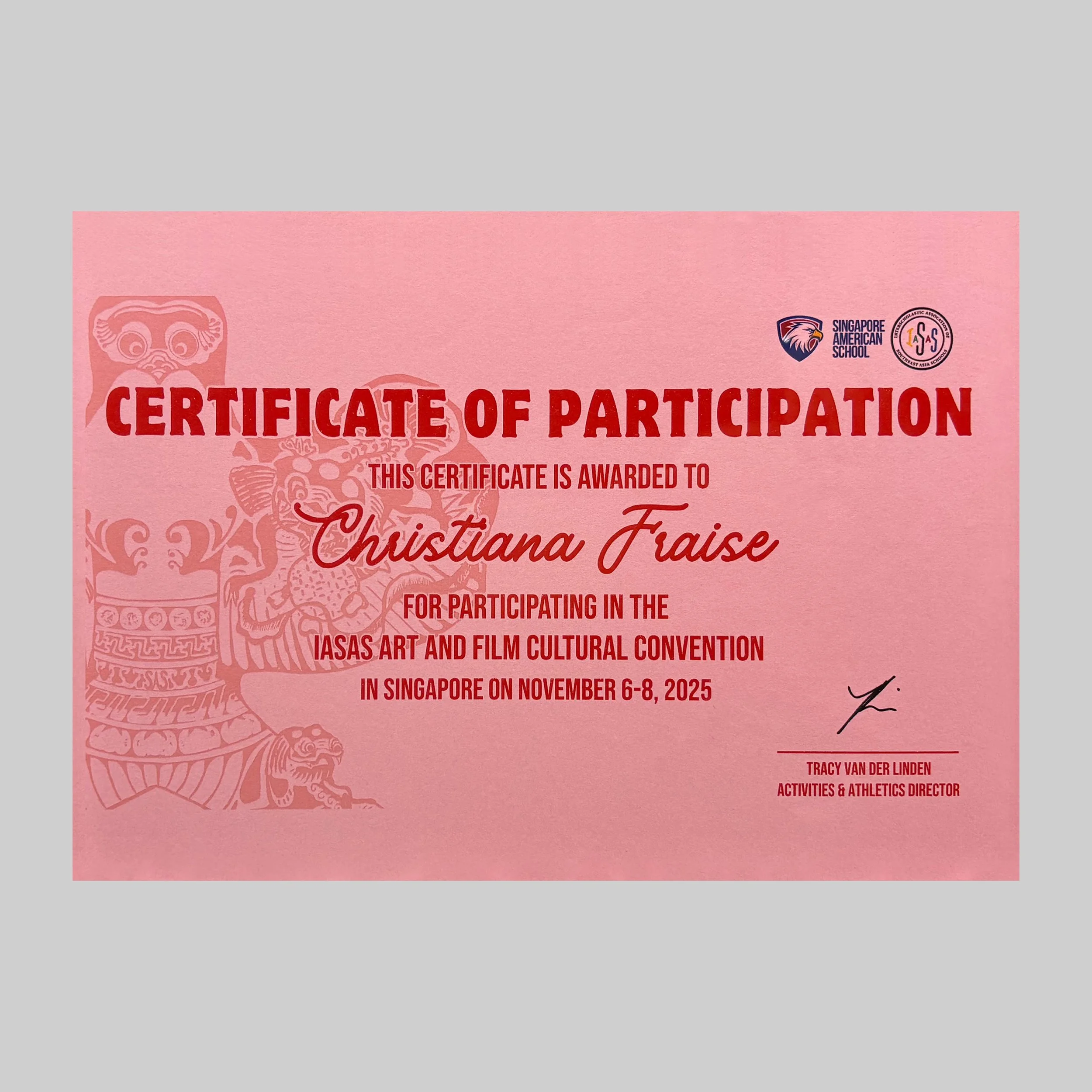 IASAS Art Participant (2025)