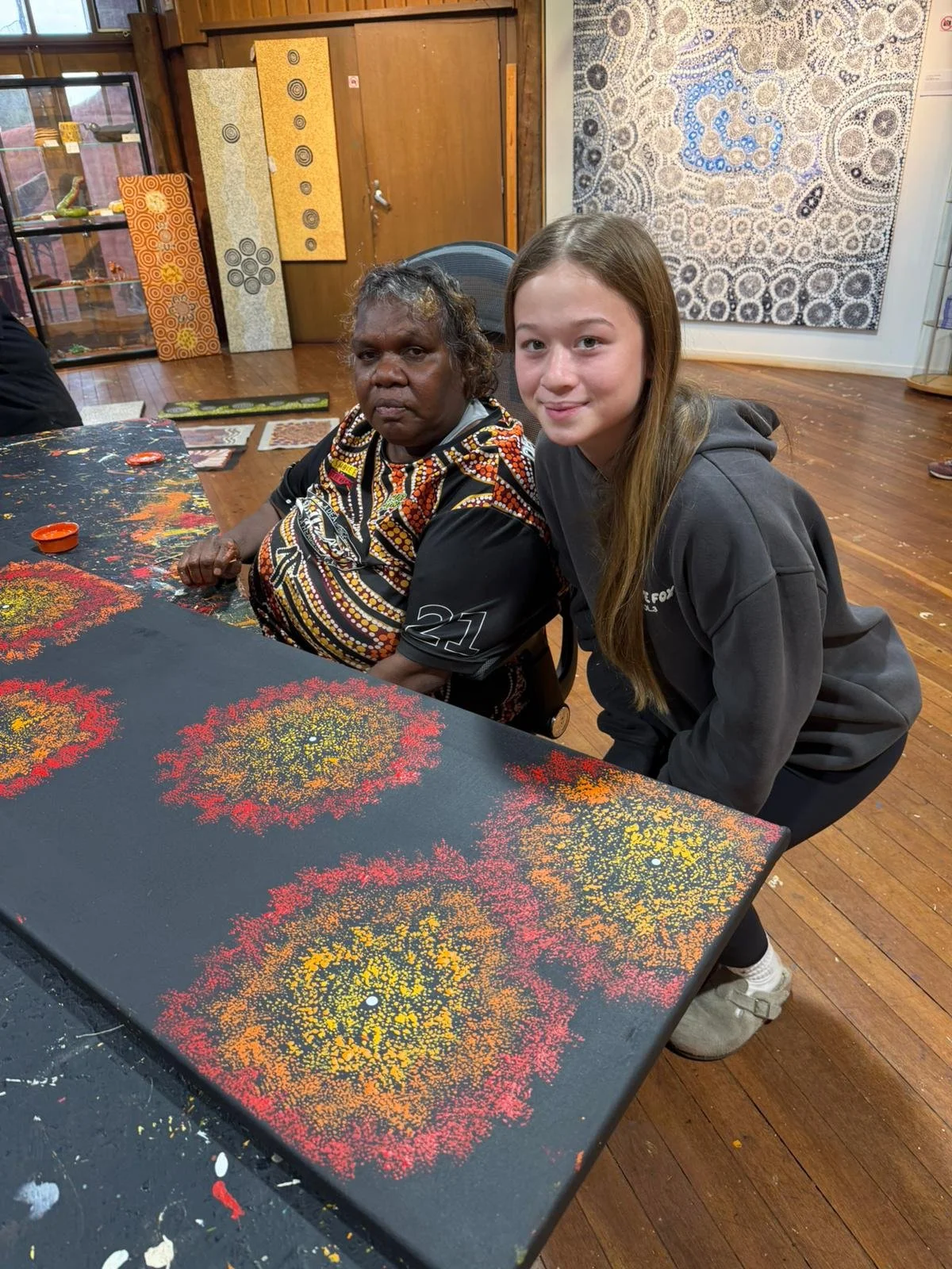 Anangu Minma Indigenous Artist (Uluru Australia — Oct 2025)