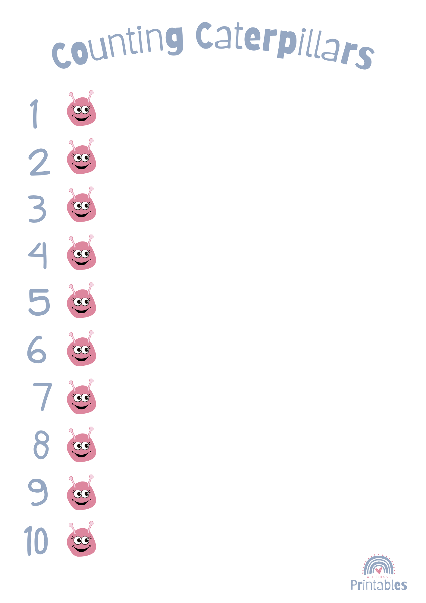 All Things Printables - Counting Caterpillars.png