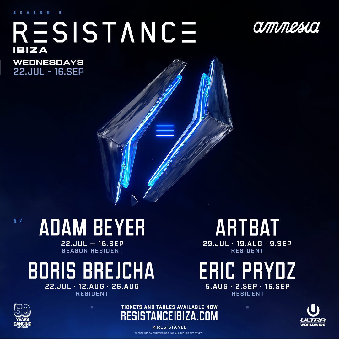 RESISTANCE Ibiza repite residencia en Amnesia&nbsp;
