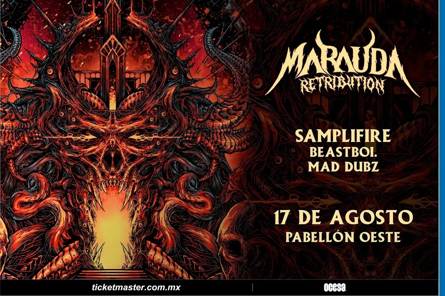 Marauda presenta Retribution Tour en la CDMX