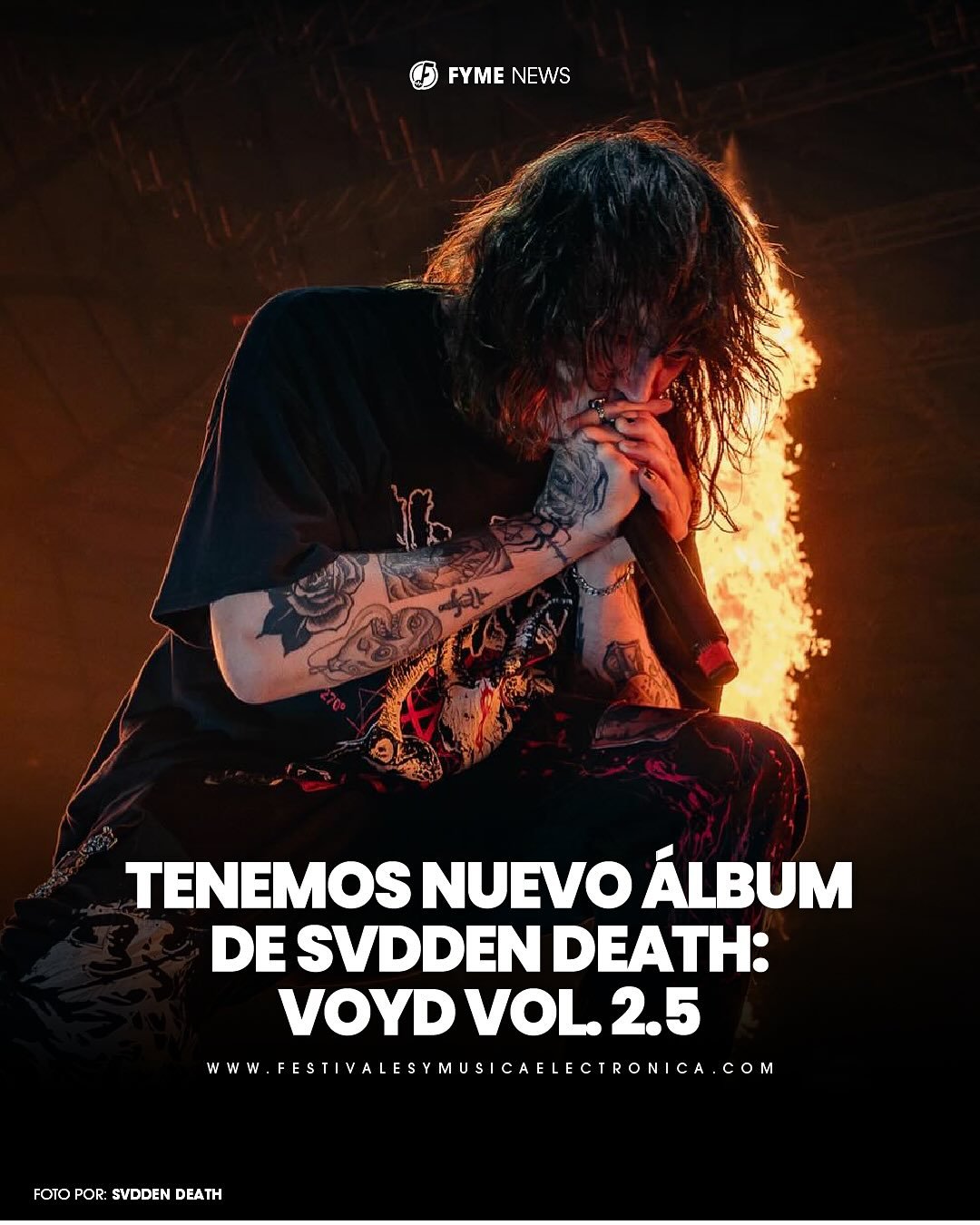 @svddendeath nos trae nueva m&uacute;sica 🔥

Esta semana Svdden Death estren&oacute; un nuevo &aacute;lbum  titulado VOYD Vol 2.5 que es una compilaci&oacute;n de remixes, y nuevas colaboraciones 🔥
El &aacute;lbum tiene un total de 22 canciones 😮&