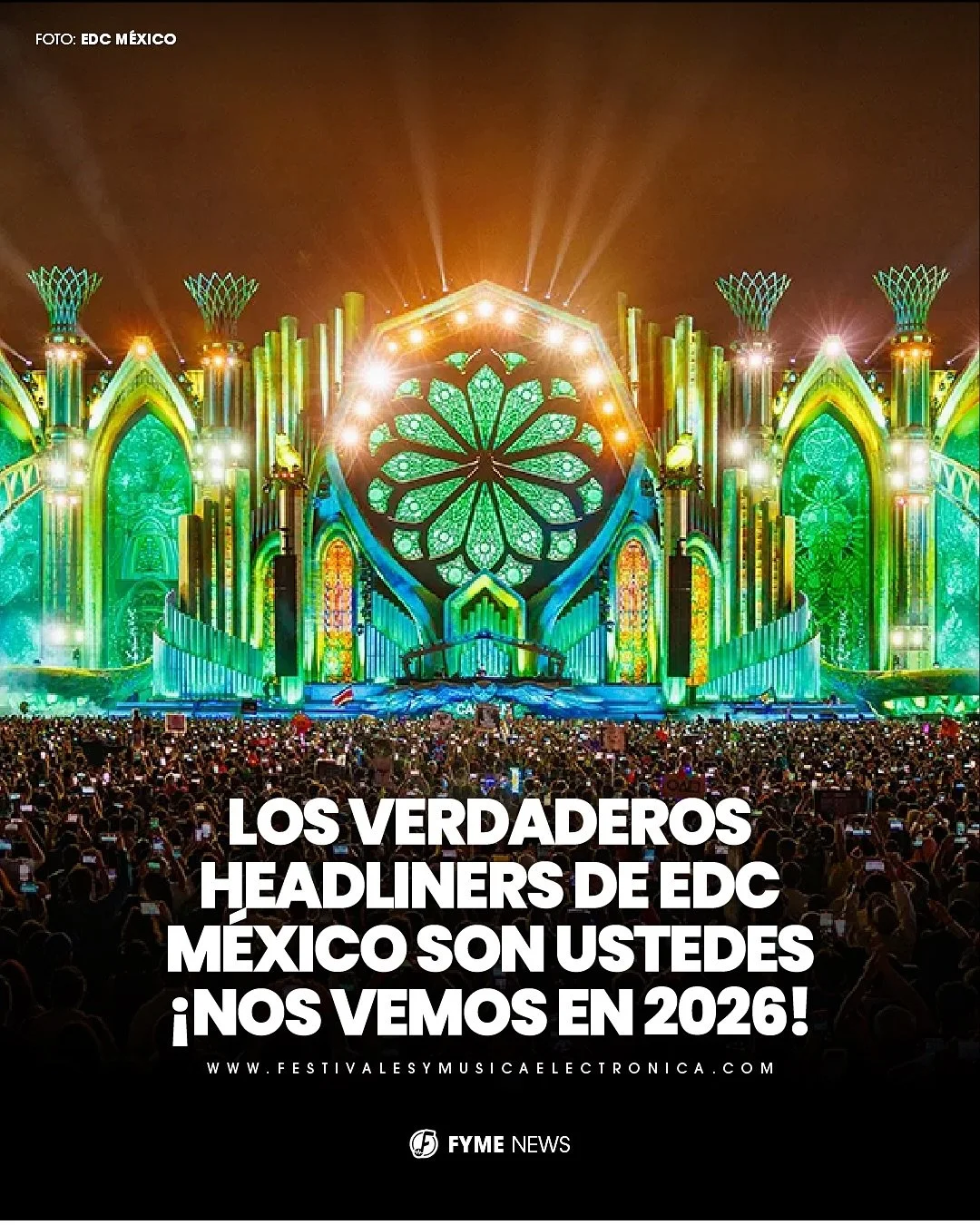 Los headliners no solo están en el escenario 😉💥 ¡Nos vemos en @edc_mexico 2026! 🌈
📸: @insomniacevents 
#edcmexico #edcmx