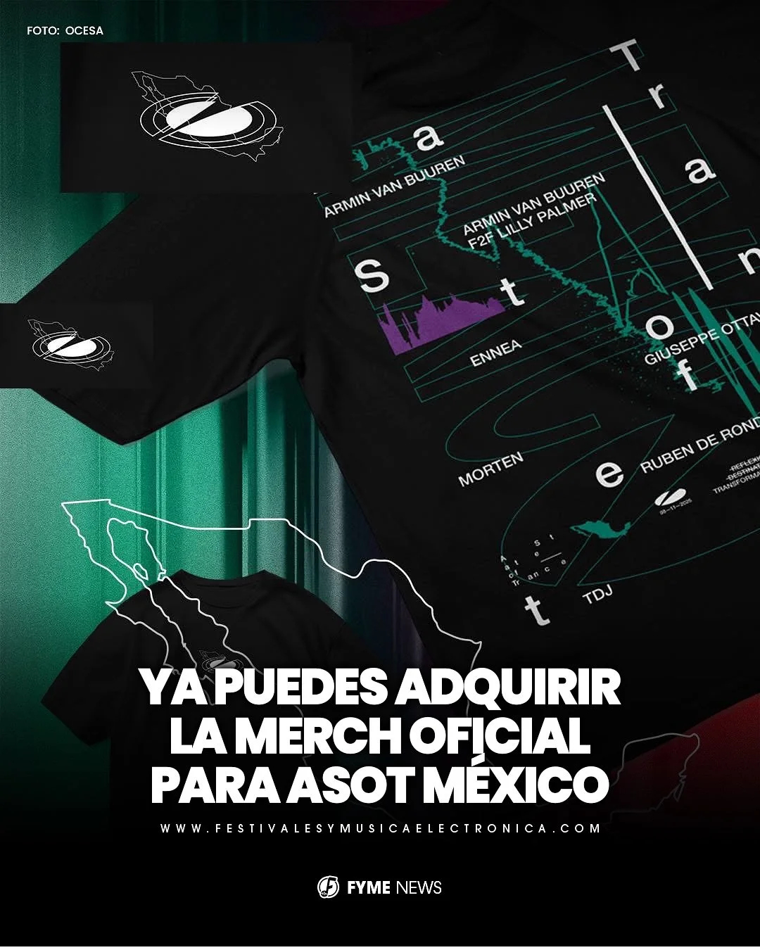 La merch para @asotlive en CDMX ya está lista ‼️🚨
Consigue la tuya por medio de la página web de ASOT y estarás listo para vivir la experiencia este 08 de noviembre en el Velódromo Olímpico 😎🔥
#asot #asotmexico