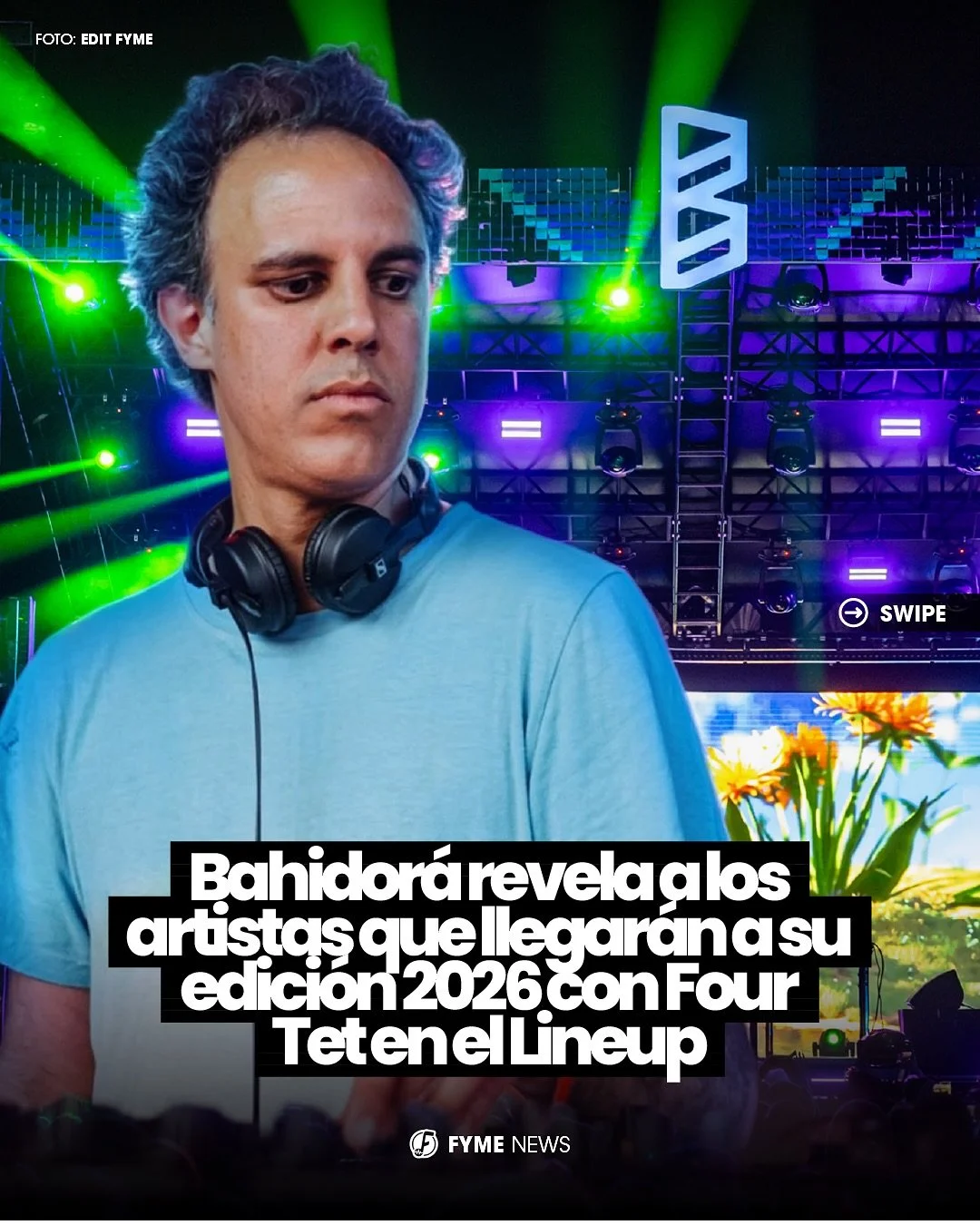 Four Tet regresa a México para la próxima edición de @bahidora 2026. 😱
Desliza para conocer a los artistas que forman parte del lineup completo y lee todos los detalles en nuestra web. ¡Nos vemos ahí! 🎶