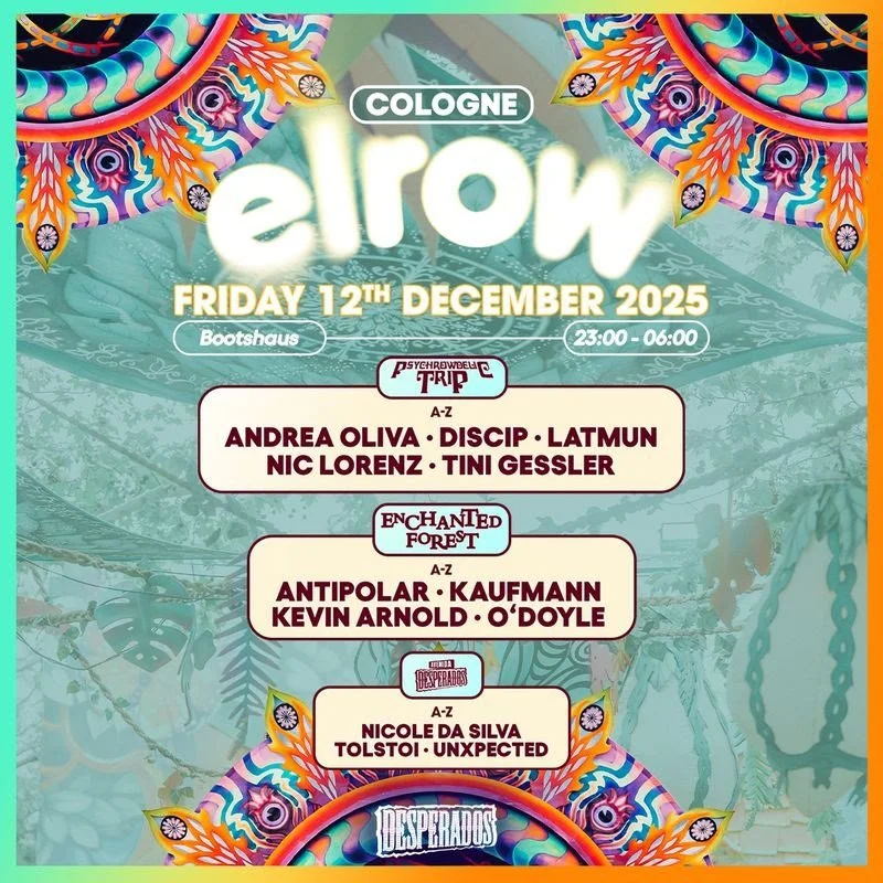Elrow debuta en Colonia en Bootshaus este diciembre