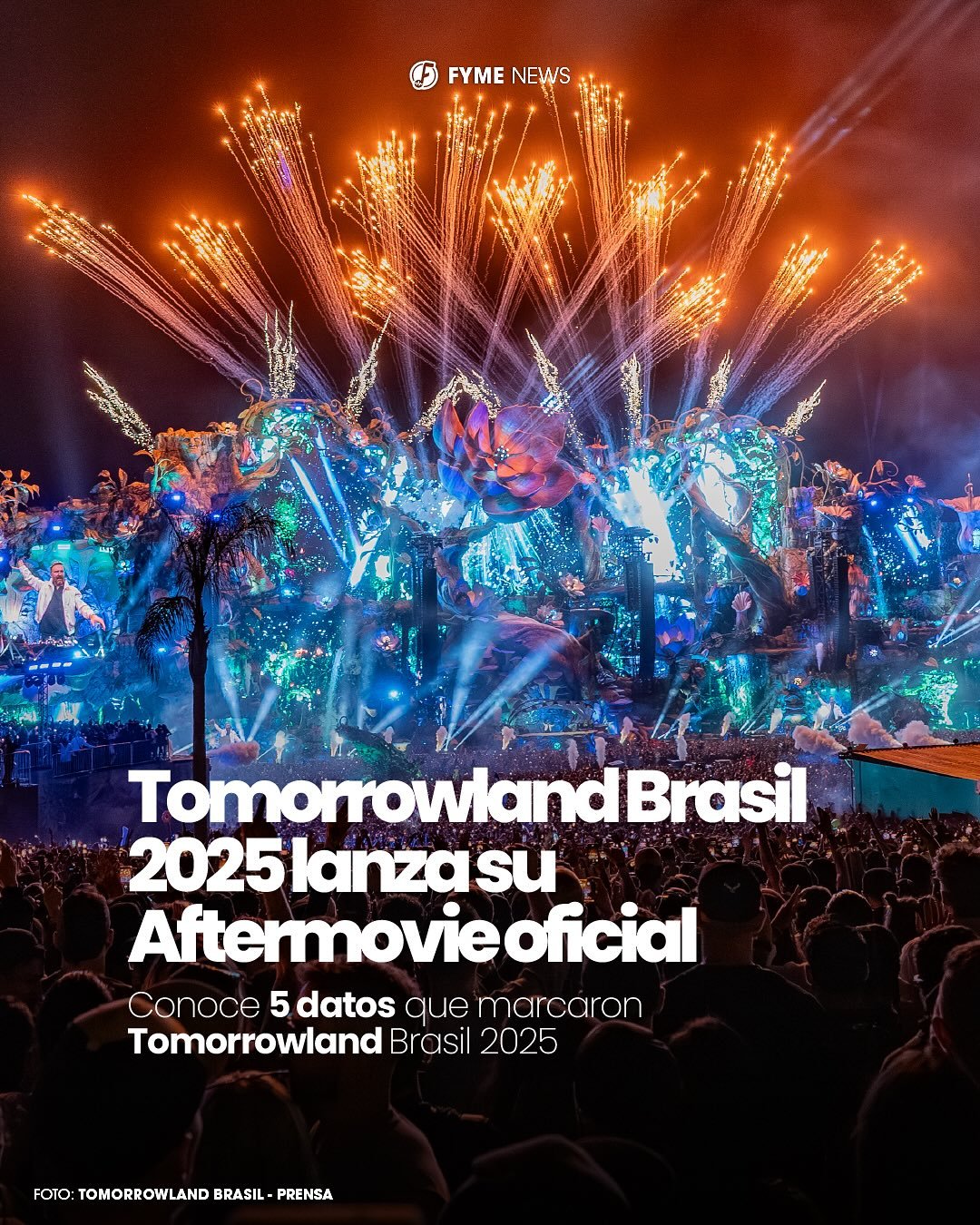 La magia volvi&oacute; a Brasil 🇧🇷✨

Tomorrowland comparte el Official Aftermovie 2025, capturando tres d&iacute;as de pura energ&iacute;a, m&uacute;sica y momentos inolvidables en Itu, S&atilde;o Paulo.

M&aacute;s de 180 mil personas, seis escena