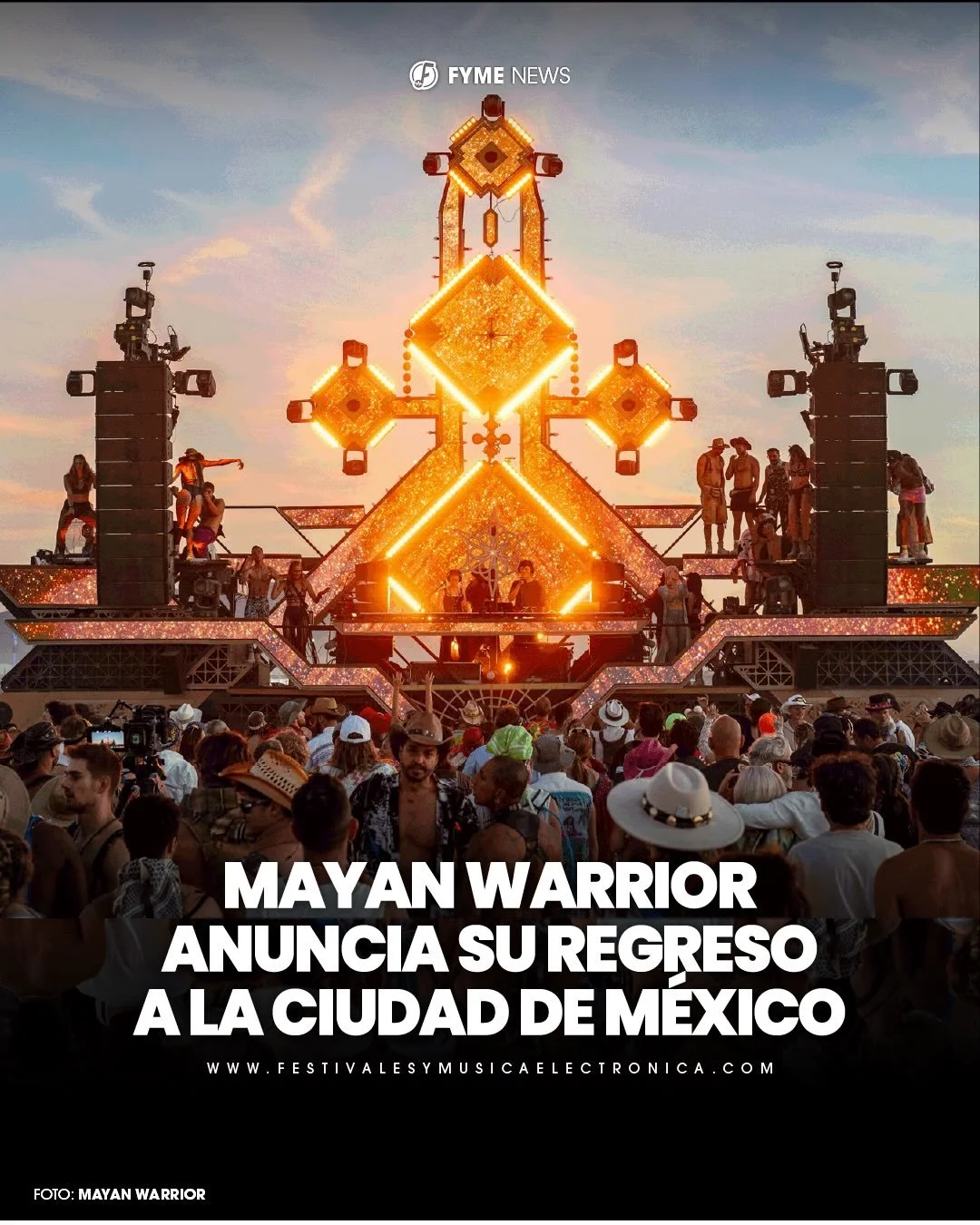 @_MAYANWARRIOR_ anuncia su regreso a la Ciudad de M&eacute;xico en 2026 . ✨

Mayan Warrior vuelve a encender la capital con una noche que promete ser inolvidable en Maravilla Studios este viernes 6 de febrero de 2026.

#MayanWarrior