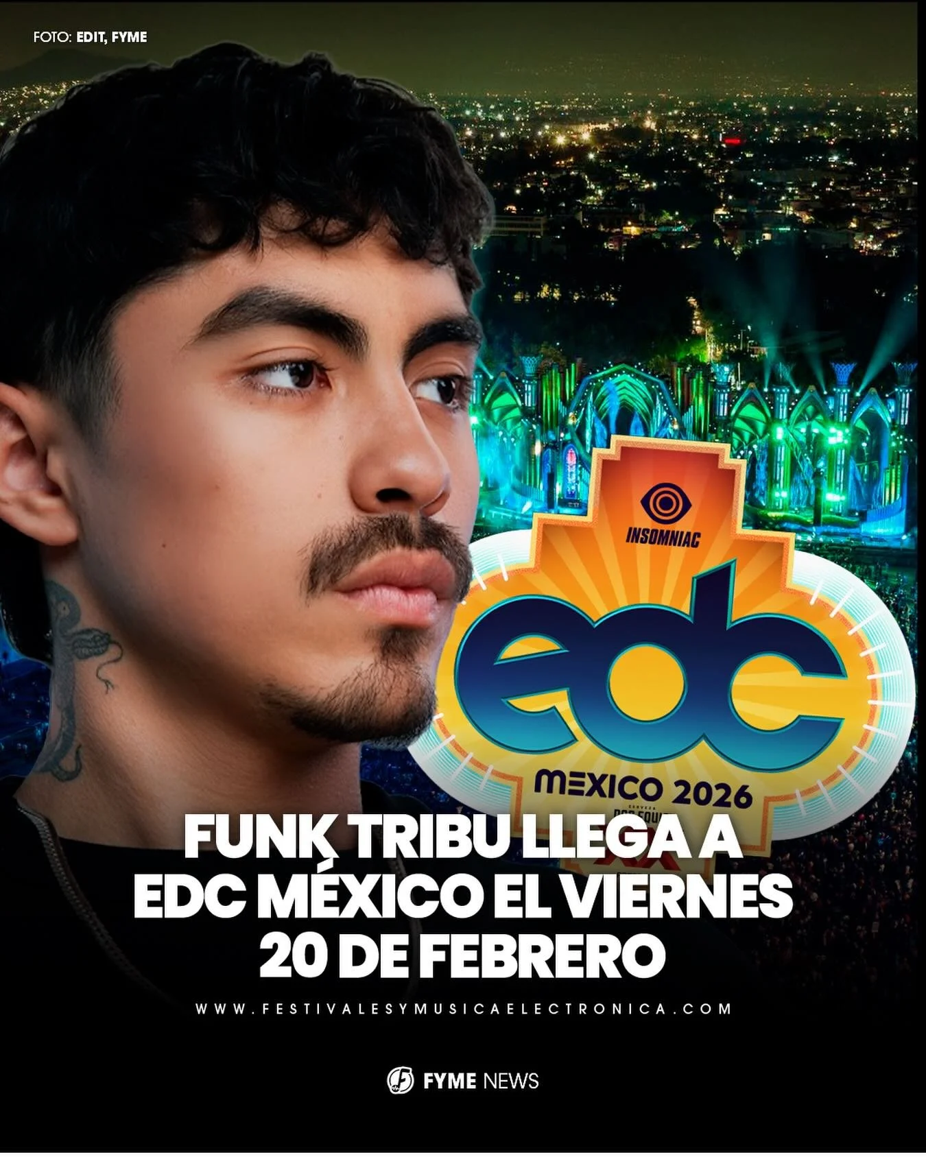@funktribu llega a la Ciudad de M&eacute;xico para @edc_mexico 2026 🌸🦉

#edcmx #edcmexico