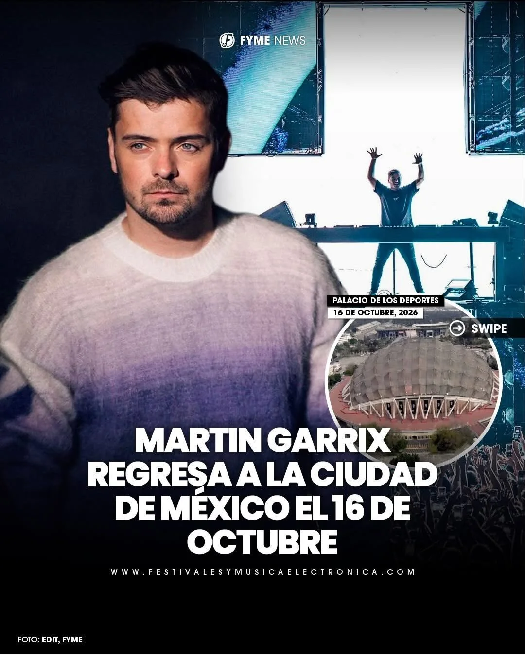 Martin Garrix anuncia su regresa a M&eacute;xico!!! 🇲🇽

El &ldquo;Americas Tour&rdquo; de Martin Garrix llegar&aacute; a la Ciudad de M&eacute;xico el pr&oacute;ximo 16 de Octubre en el ic&oacute;nico Palacio de los Deportes con una producci&oacute