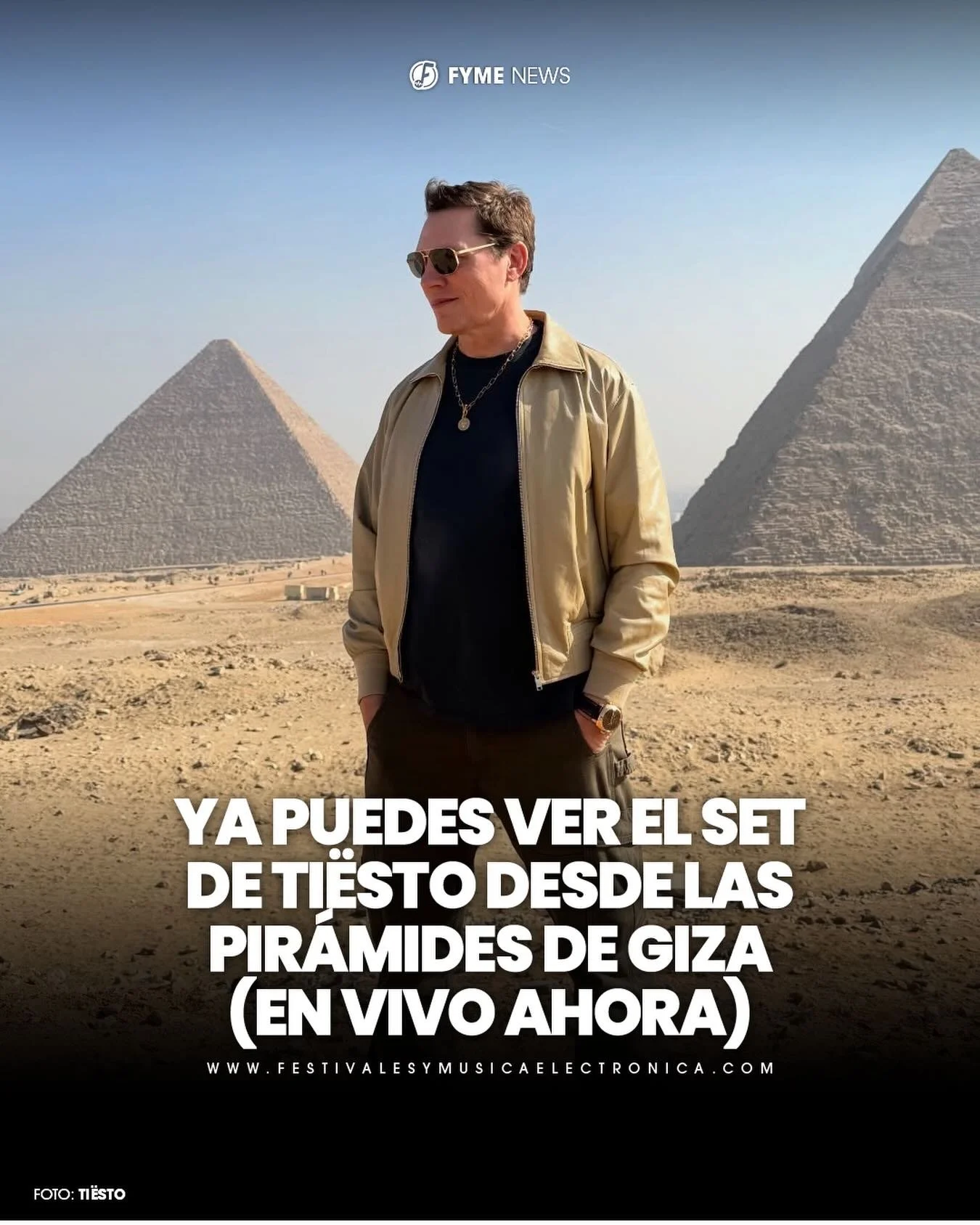 Prende tu pantalla!!!📺 El set de @tiesto ya se encuentra en vivo desde Las pir&aacute;mides de Giza.

Sigue la cobertura oficial a trav&eacute;s de Twitch 🟪

#Tiesto #ti&euml;sto #musica #piramidesdegiza