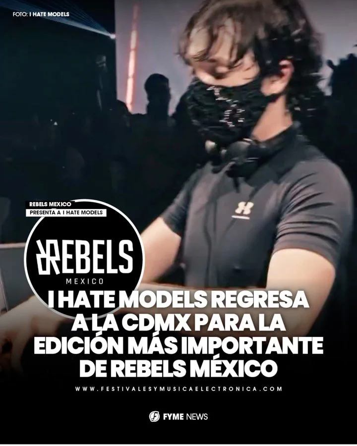 Los anuncios por parte de @rebelsevents_mx no paran y es considerado uno de los m&aacute;s grandes hasta el momento 🇲🇽🤯

@ihatemodels1 regresa a nuestro pa&iacute;s a una presentaci&oacute;n &uacute;nica e irrepetible este pr&oacute;ximo 5 de juni