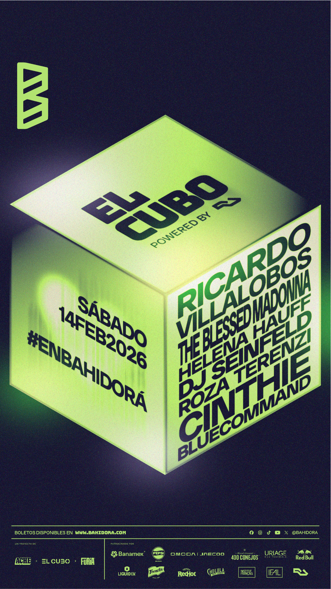 El cubo como punto de encuentro para la comunidad global de la música electrónica