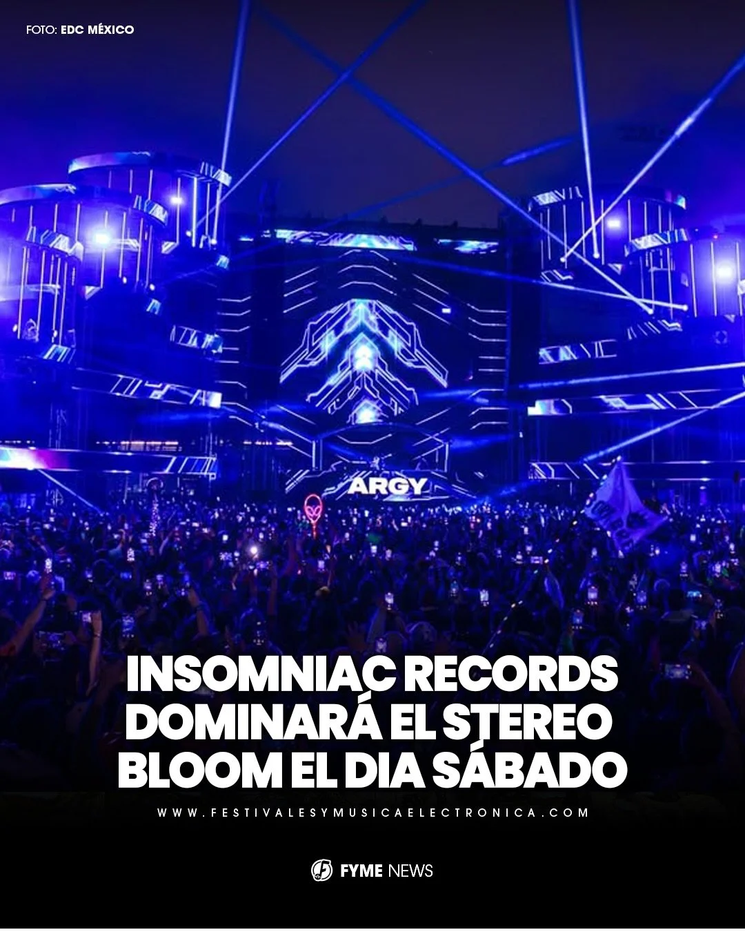 @insomniacrecs dominar&aacute; el StereoBLOOM Stage el d&iacute;a 21 de febrero en el aut&oacute;dromo hermanos Rodr&iacute;guez 🇲🇽✨

Ya tenemos line up del d&iacute;a s&aacute;bado para este m&aacute;gico escenario donde conocer&aacute;s todo el t